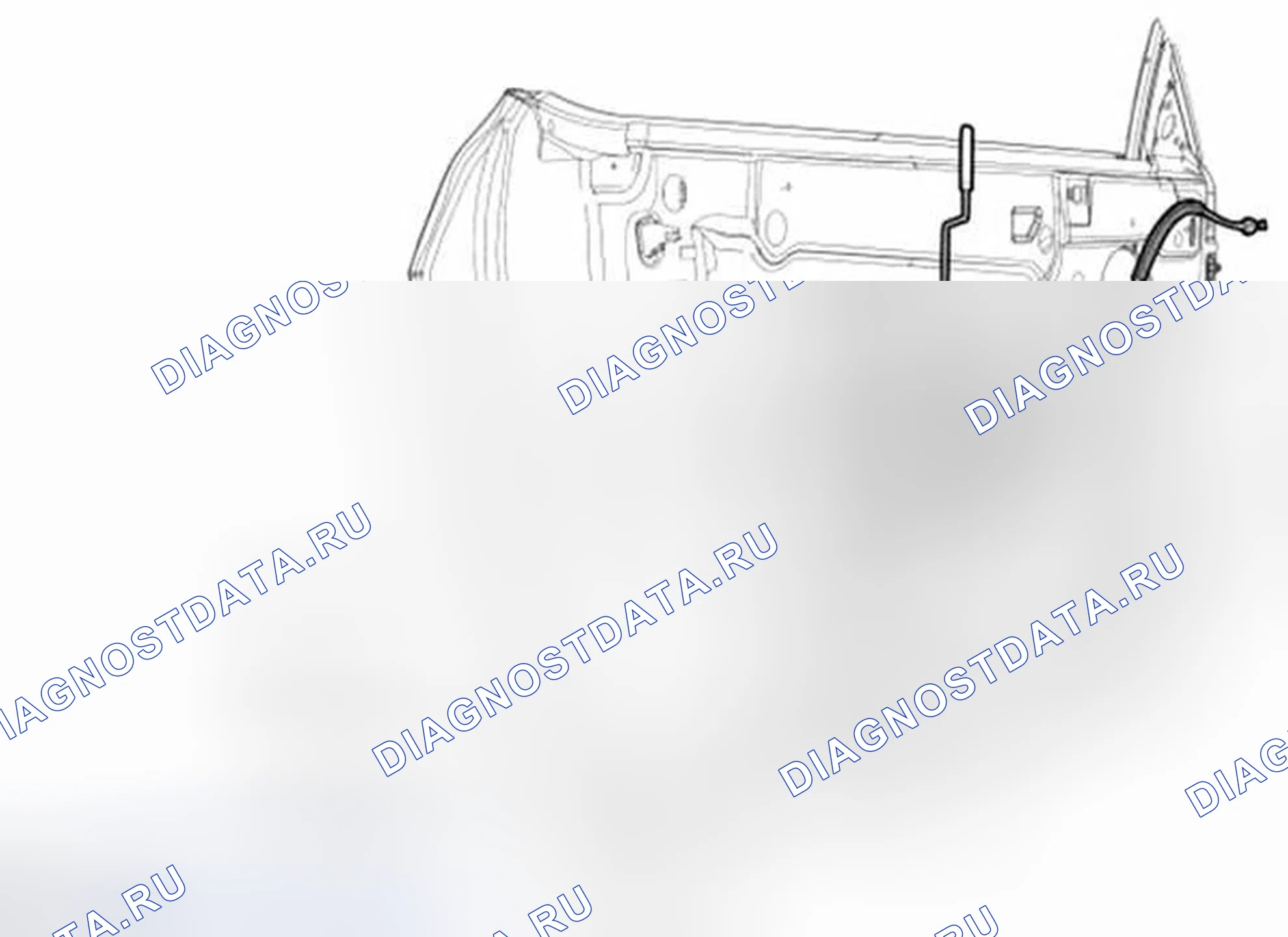 Рис. 47: ДВЕРНАЯ ЗАЩЕЛКА. Ford Mustang V рестайлинг