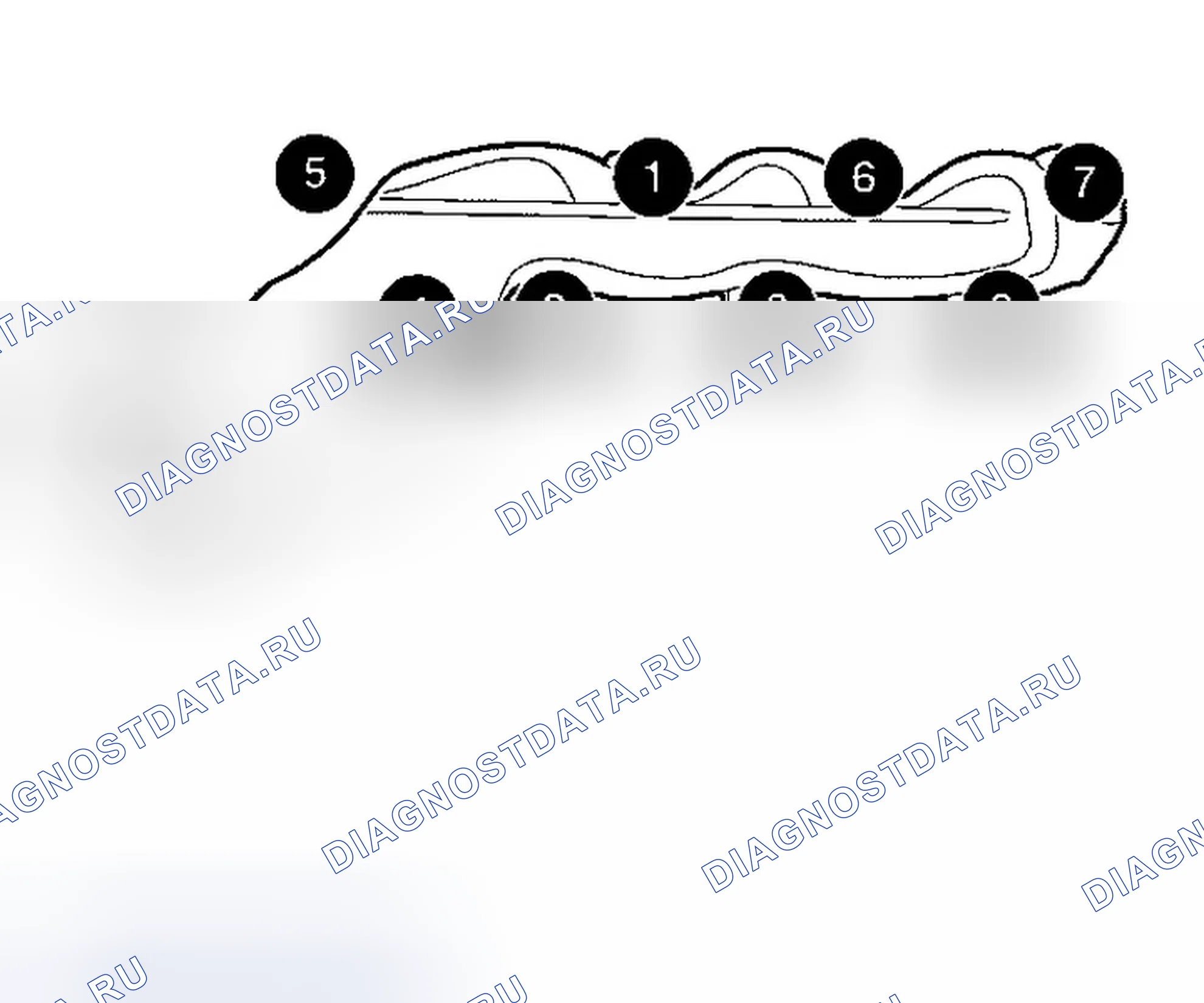 Рис. 545: ВЫПУСКНОЙ КОЛЛЕКТОР - ПРАВАЯ СТОРОНА. Dodge Charger V