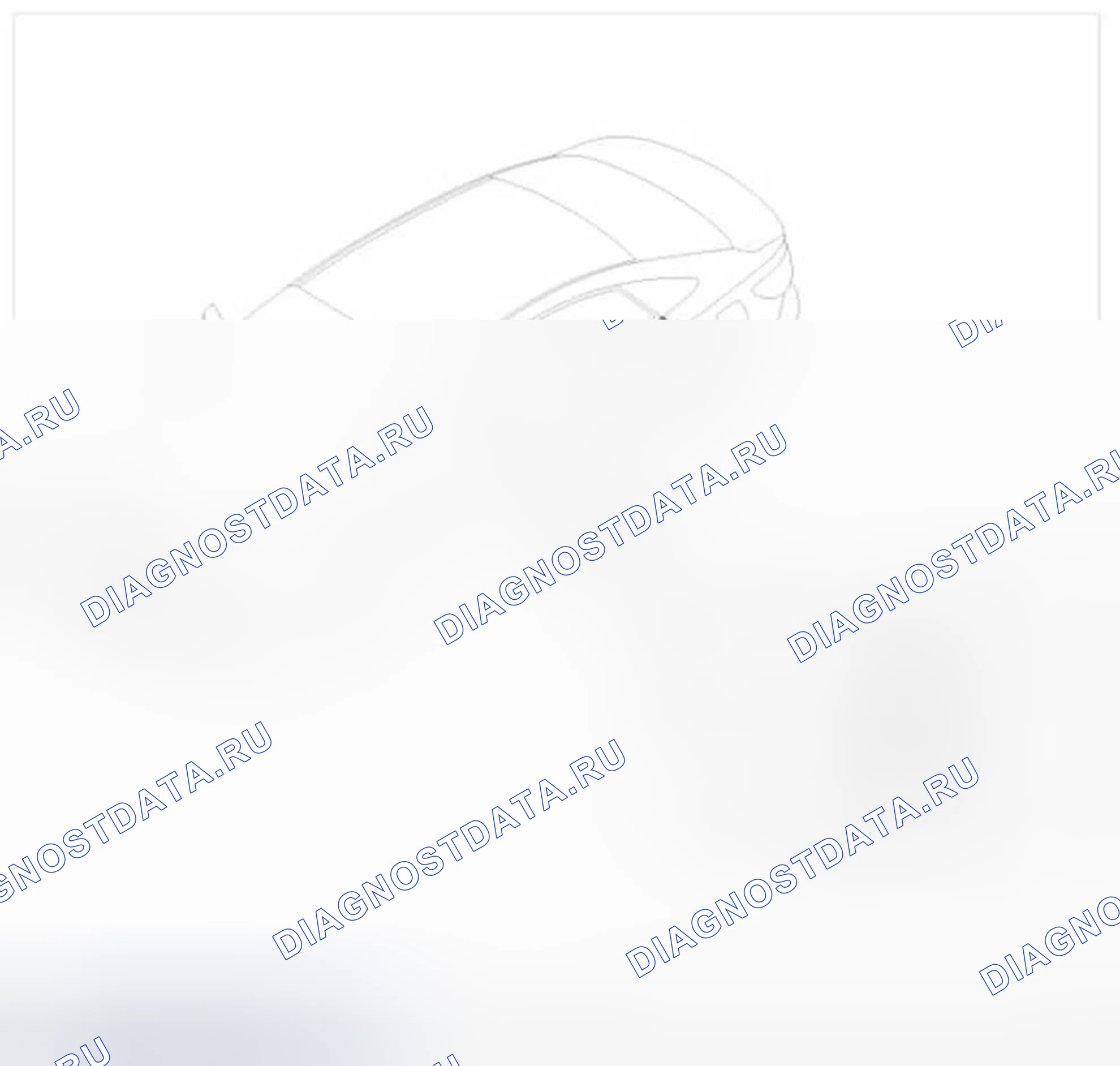 Рис. 75: Расположение компонентов. Hyundai Azera II
