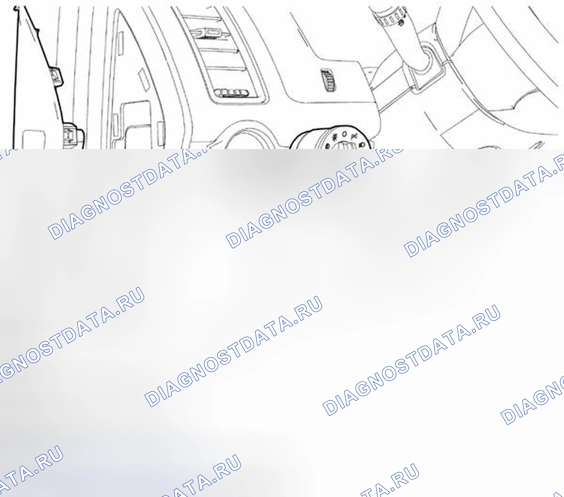 Рис. 33: СНЯТИЕ / УСТАНОВКА ВЫКЛЮЧАТЕЛЯ ФАР. Mazda Tribute II