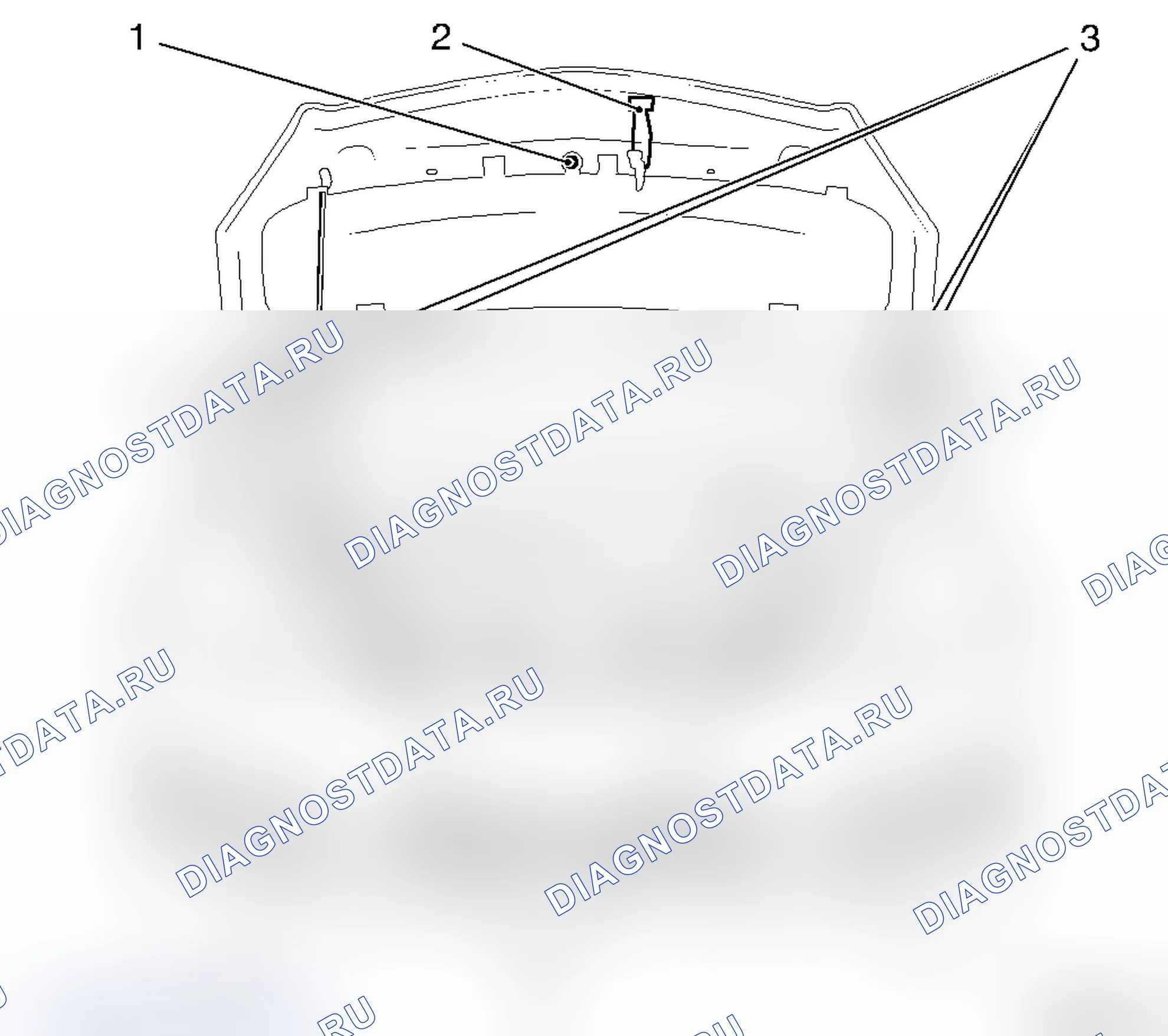 Капот двигателя. Opel Zafira B