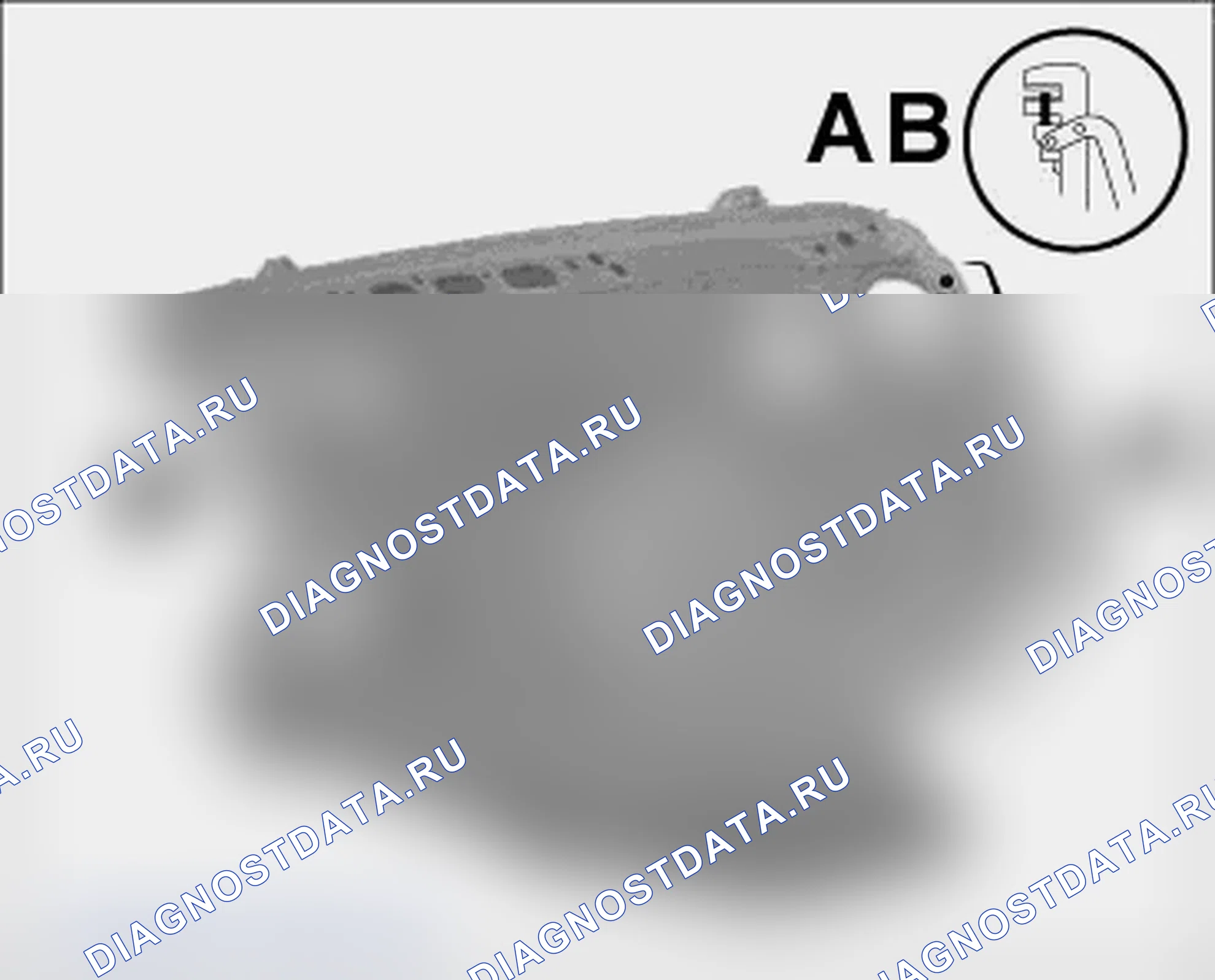 Рис. 812: Подготовка передней панели к установке. Porsche 911 GT3 997