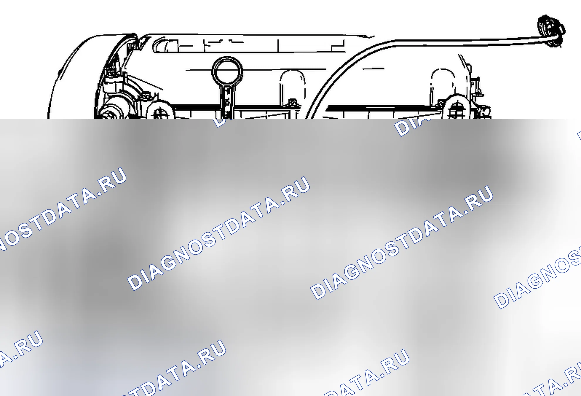 Рис. 49: Замена датчика нагретого кислорода - Датчик 1. Chevrolet Cruze I рестайлинг