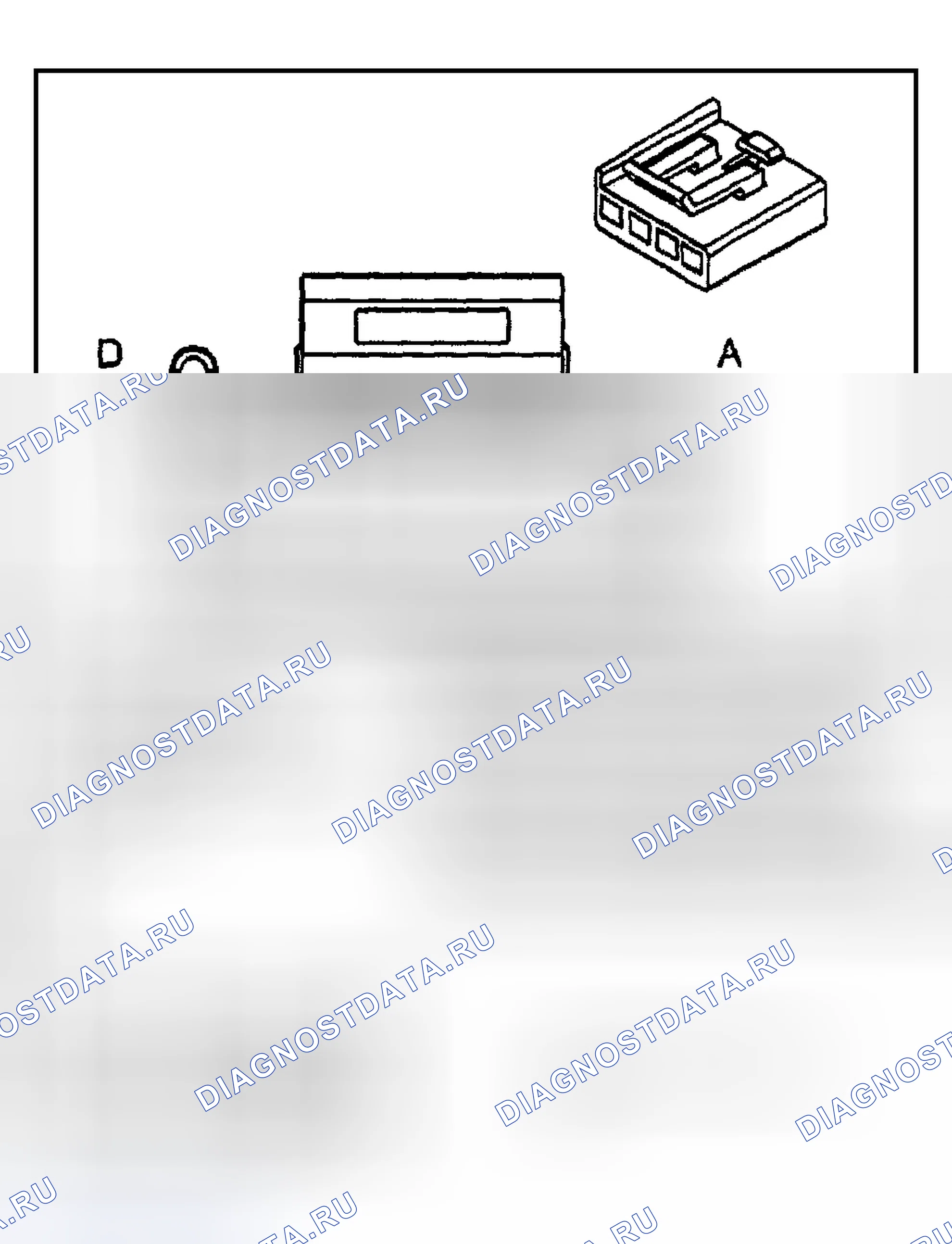 Рис. 136: Дверной модуль водителя (DDM) - C1. Chevrolet TrailBlazer I
