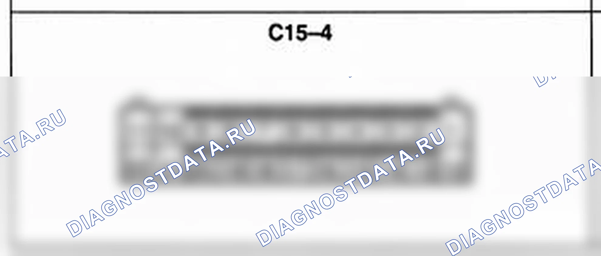 Распиновка разъёма C15-4 — жгута управления. Hyundai H-1 A1