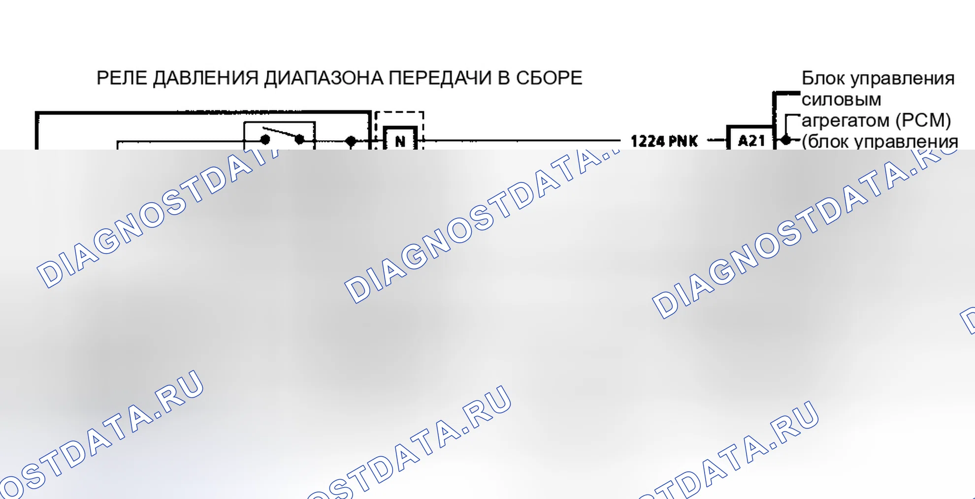 Рис. 222: Код 28, Принципиальная электрическая схема (корпус 3.4L F) Предоставлено General Motors Corp.. Chevrolet Sportvan G30 