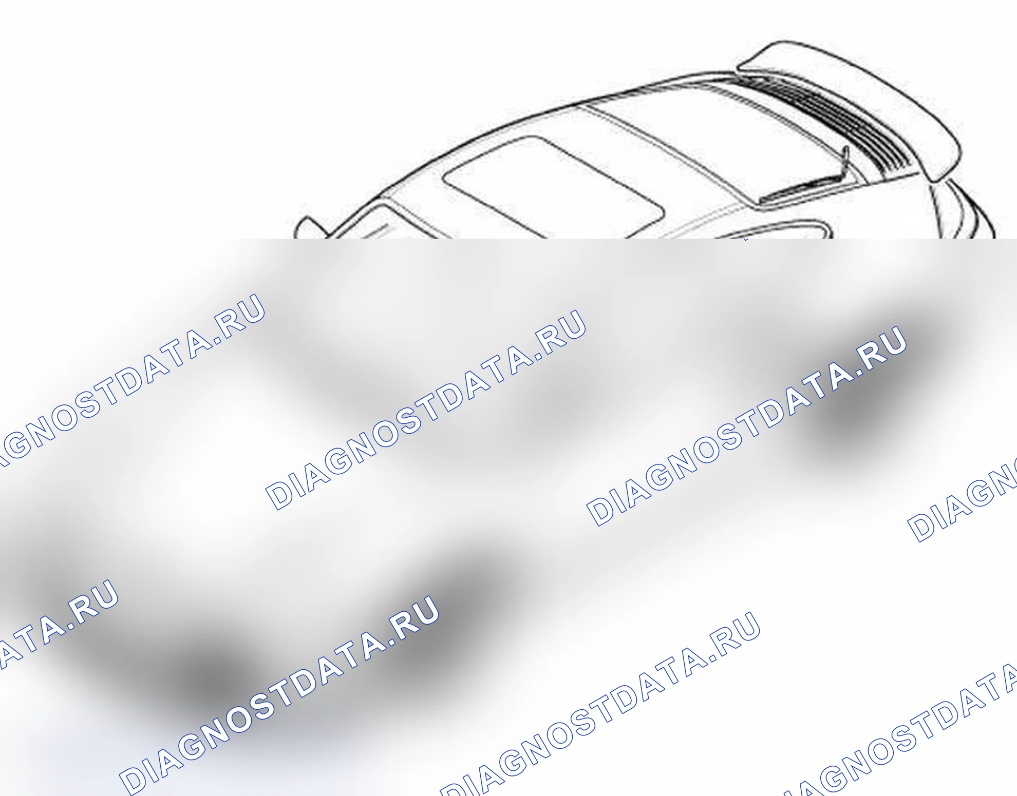 Рис. 177: Снятие и установка переднего спойлера. Porsche 911 Carrera 996 рестайлинг