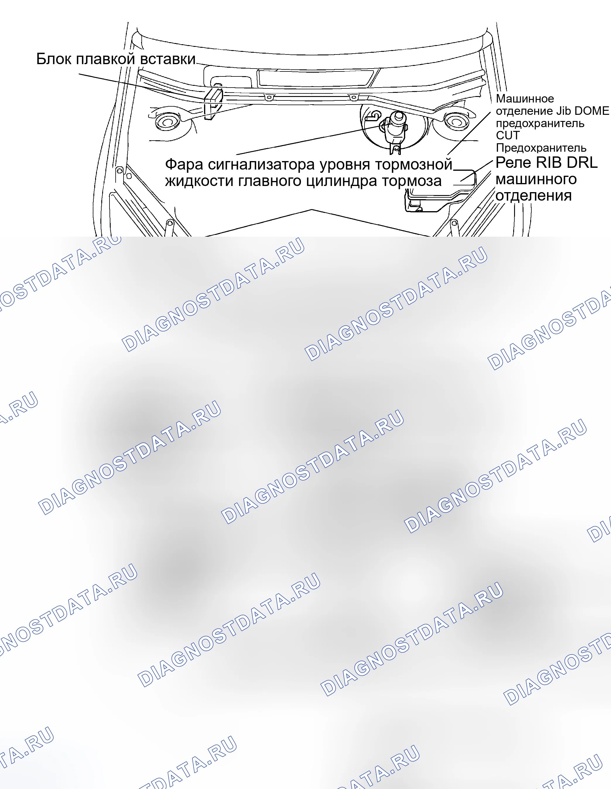Рис. 26: РАСПОЛОЖЕНИЕ ДЕТАЛЕЙ. Toyota RAV4 II рестайлинг