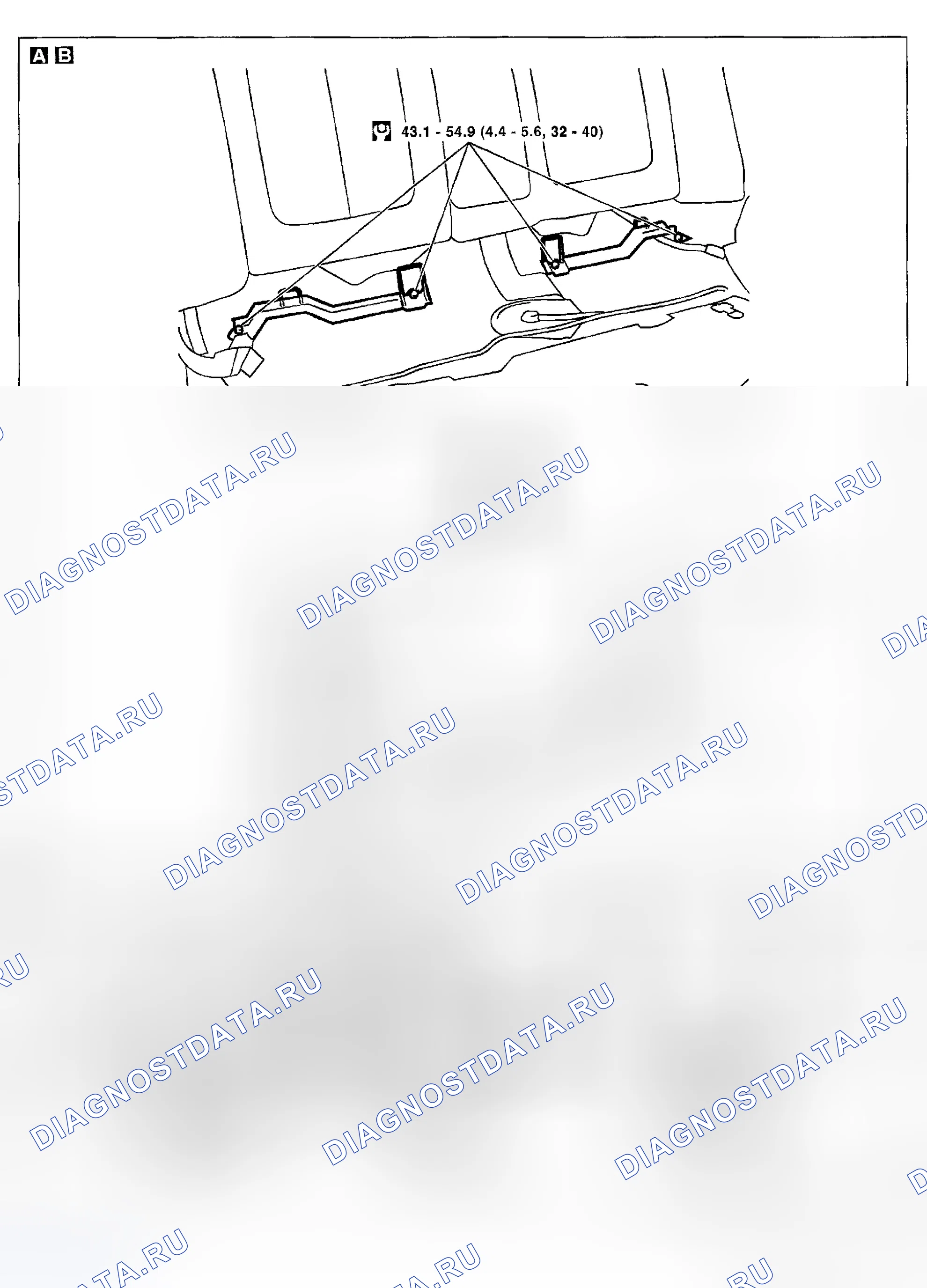 Рис. 1: ДЕМОНТАЖ И МОНТАЖ. Nissan Maxima A33