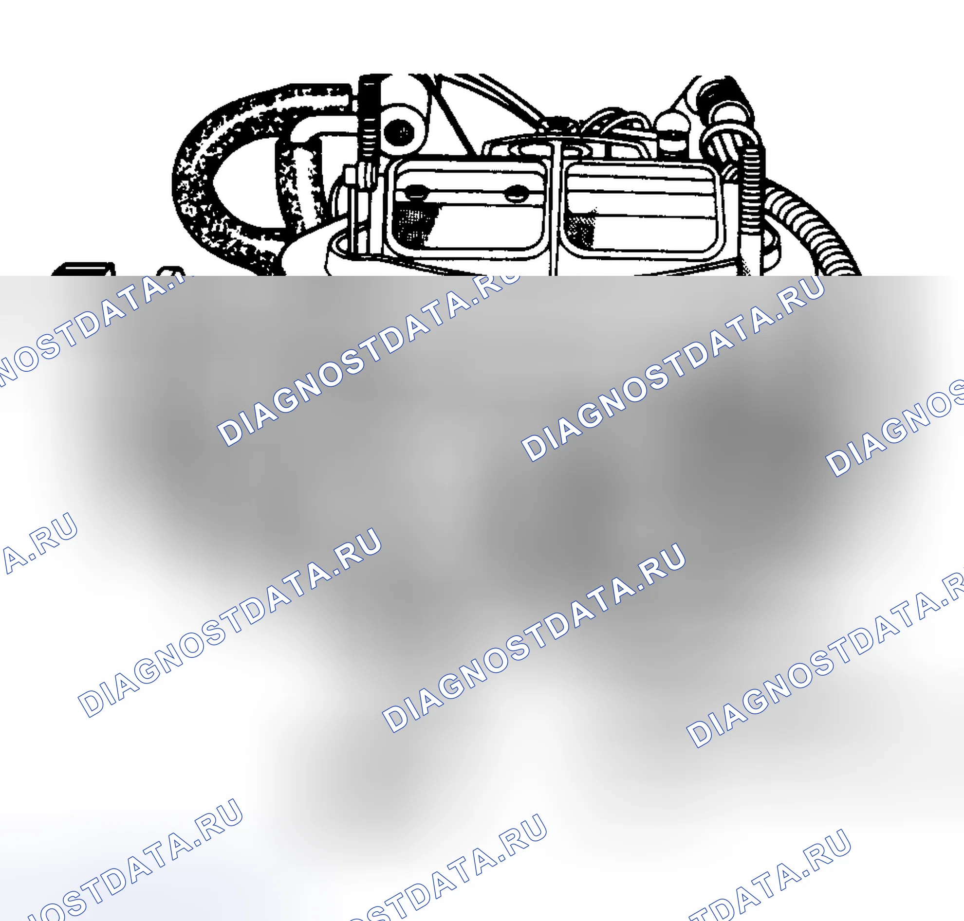 Рис. 306: Расположение переключателя карбюратора. Plymouth Grand Voyager I
