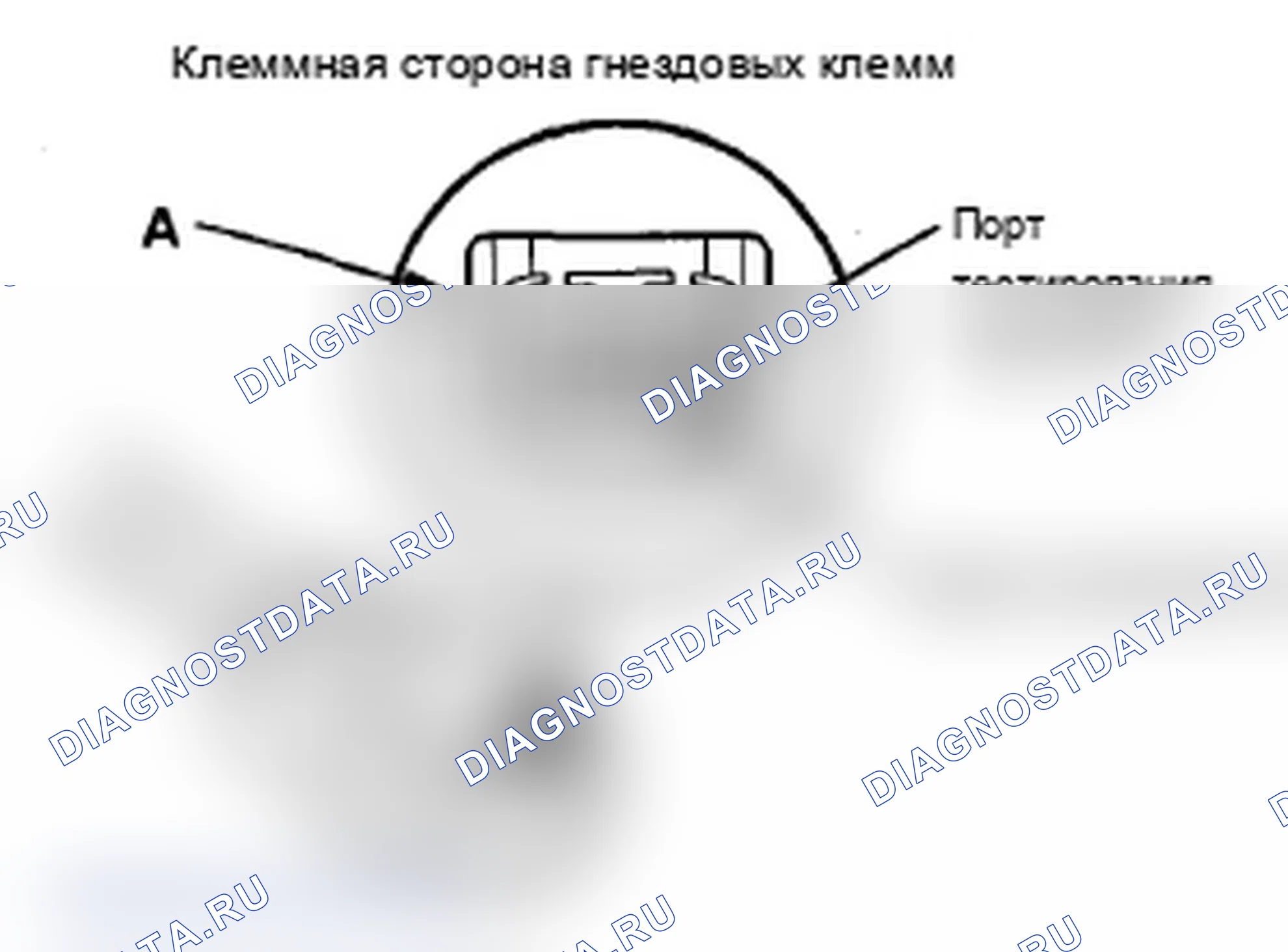 Рис. 16: Водонепроницаемые разъемы для системы SRS. Acura MDX II рестайлинг