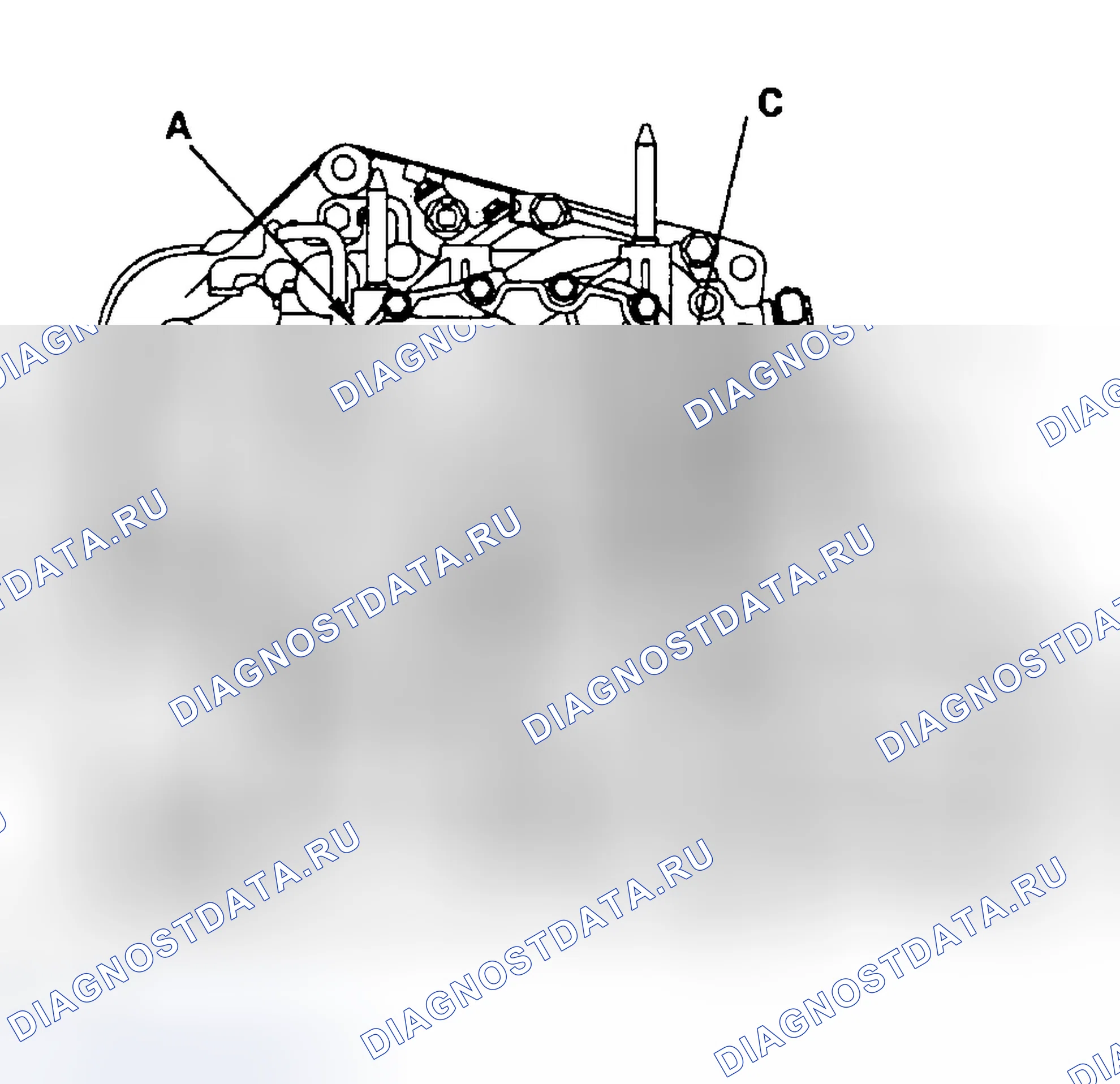 Рис. 85: ТОРЦЕВАЯ КРЫШКА. Honda CR-V II