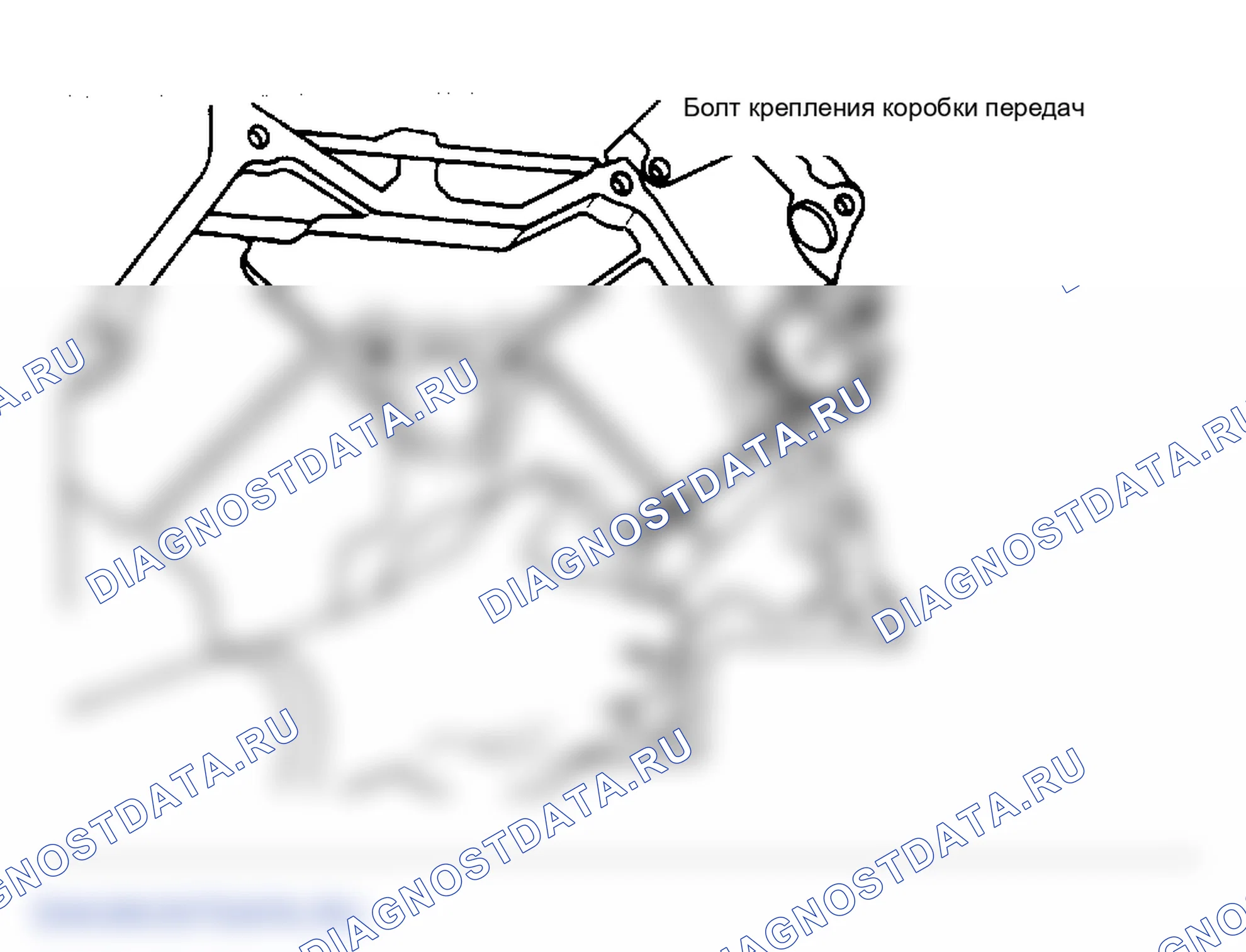 Рис. 1: БИЕНИЕ ФЛАНЦА КОЛЕНЧАТОГО ВАЛА. GMC Cab & Chassis S15 