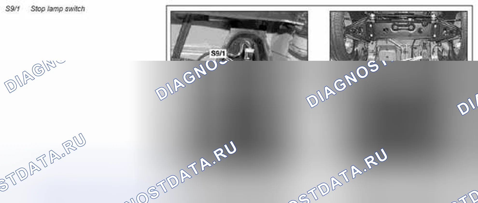 Рис. 160: Переключатель тормозной фары, описание компонента - GF42.10-P-2010MCC. Kia Soul I