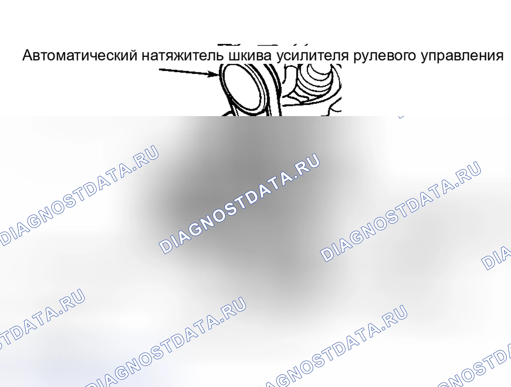 Рис. 2: ТРАССИРОВКА ПРИВОДНОГО РЕМНЯ (RSX). Acura RSX I