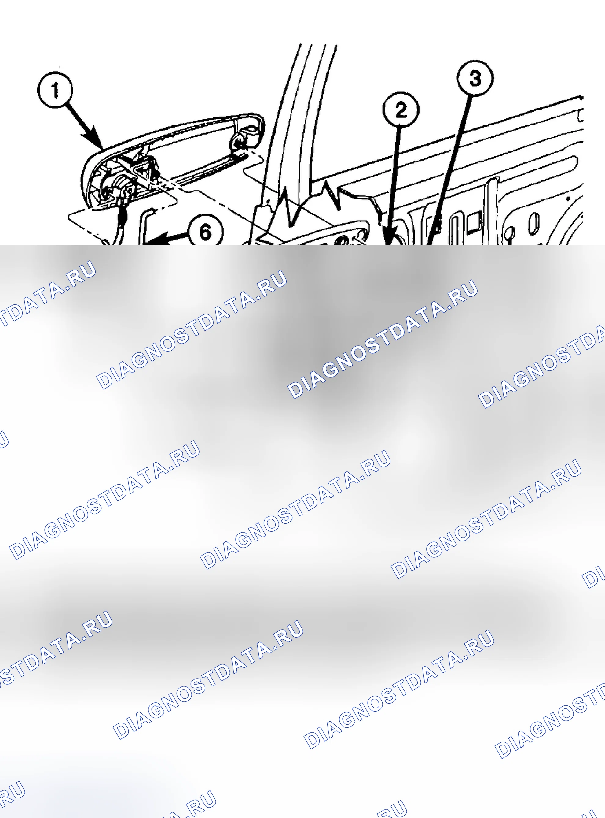 Рис. 78: ДЕМОНТАЖ. Dodge Pickup R1500 