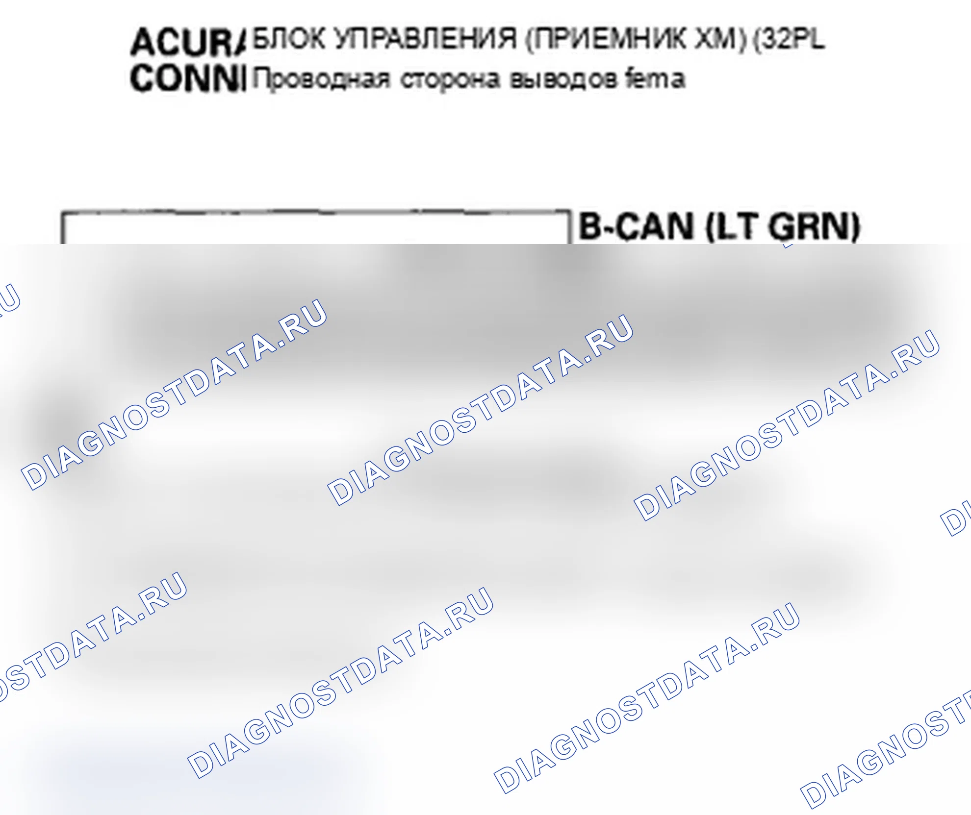 Рис. 246: B2204 расшифровка кода ошибки: ошибка линии связи B-CAN. Acura RL II рестайлинг