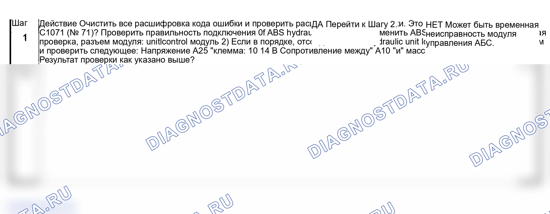 Рис. 94: расшифровка кодов ошибок Поиск и устранение неисправностей. Suzuki Grand Vitara I рестайлинг