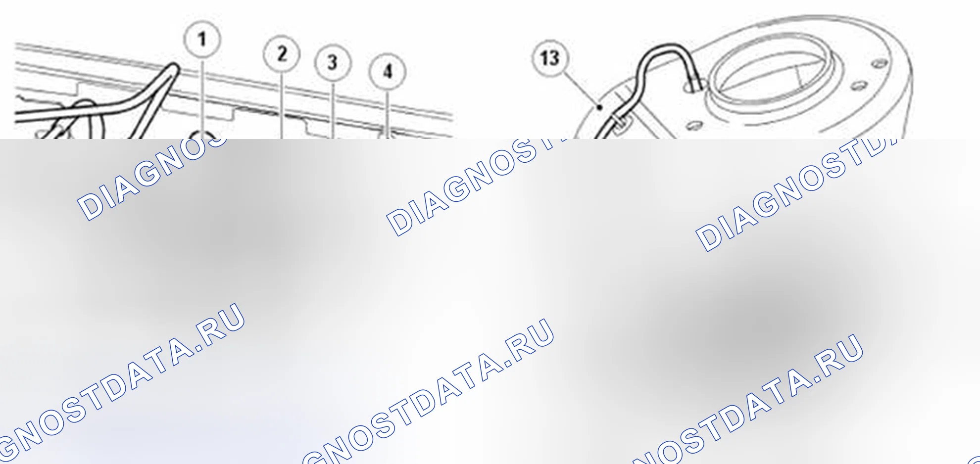 Рис. 35: БЛОКИ КЛАПАНОВ ПЕРЕДНЕЙ И ЗАДНЕЙ ОСЕЙ. Land Rover Range Rover Sport I