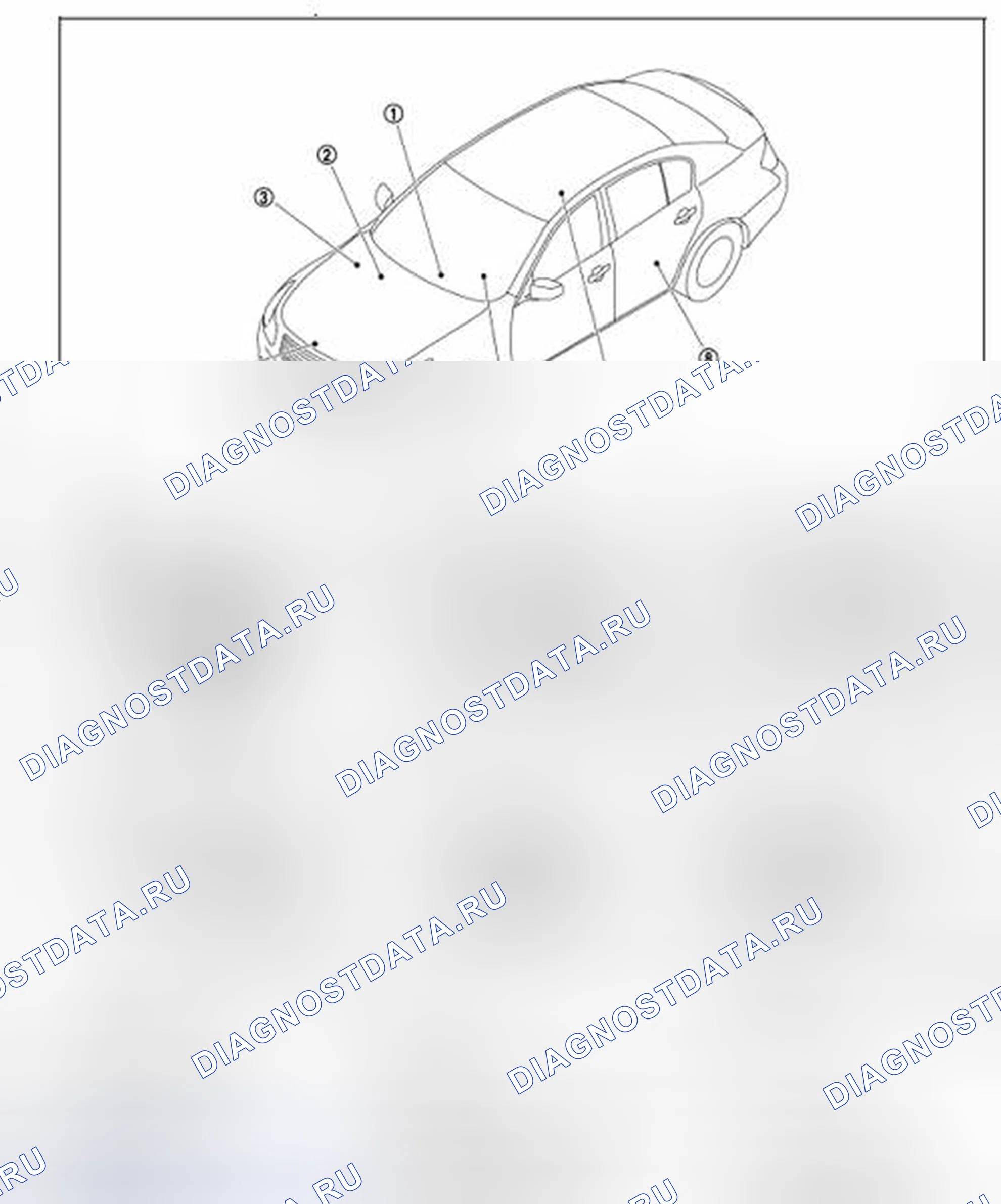 Рис. 10: ODO / TRIP METER: Расположение компонентов. Infiniti G35 IV