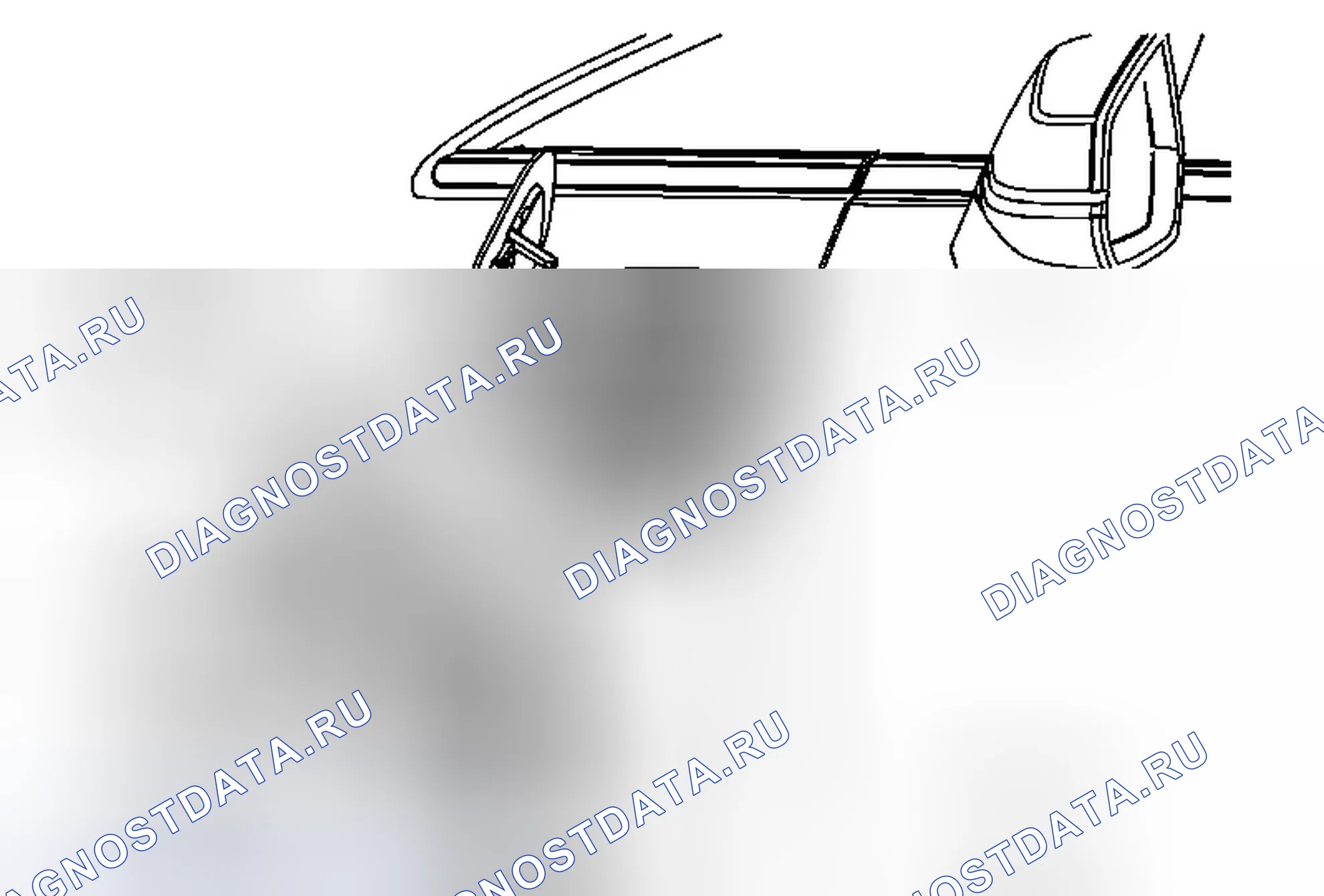 Рис. 45: Замена лицевой панели корпуса зарядного порта. Cadillac ELR I