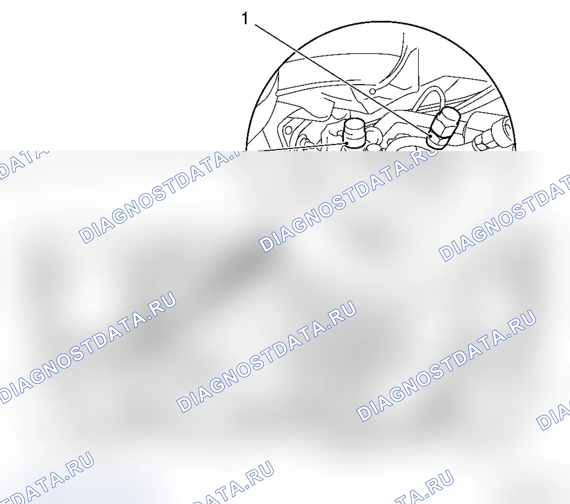 Расположение сервисных штуцеров - (Z 10 XEP, Z 12 XEP, Z 14 XEP, A 10 XEP, A 12 XER, A 14 XER). Opel Corsa D