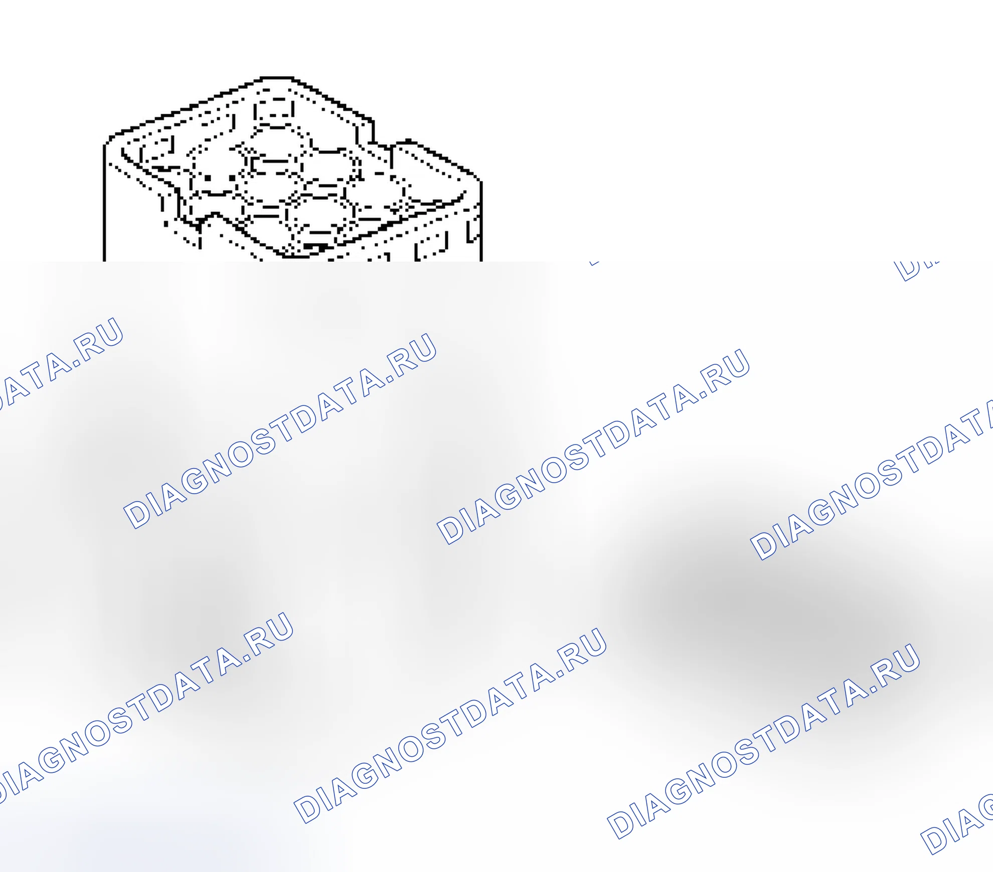 Рис. 115: Переходник (12-контактный тип). Isuzu Axiom I