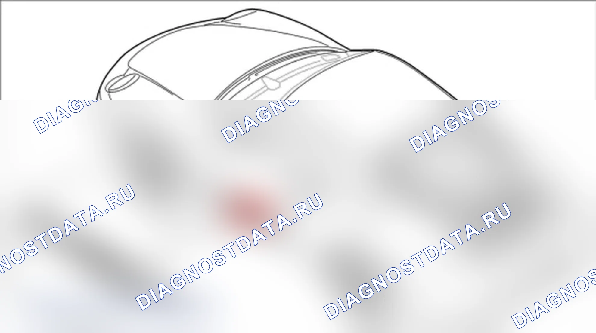 Рис. 14: Снятие накладки. Porsche 911 GT3 997