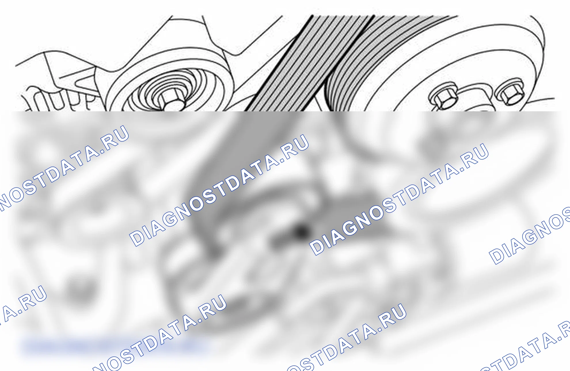 Рис. 162: ДЕМОНТАЖ. Land Rover Range Rover L322