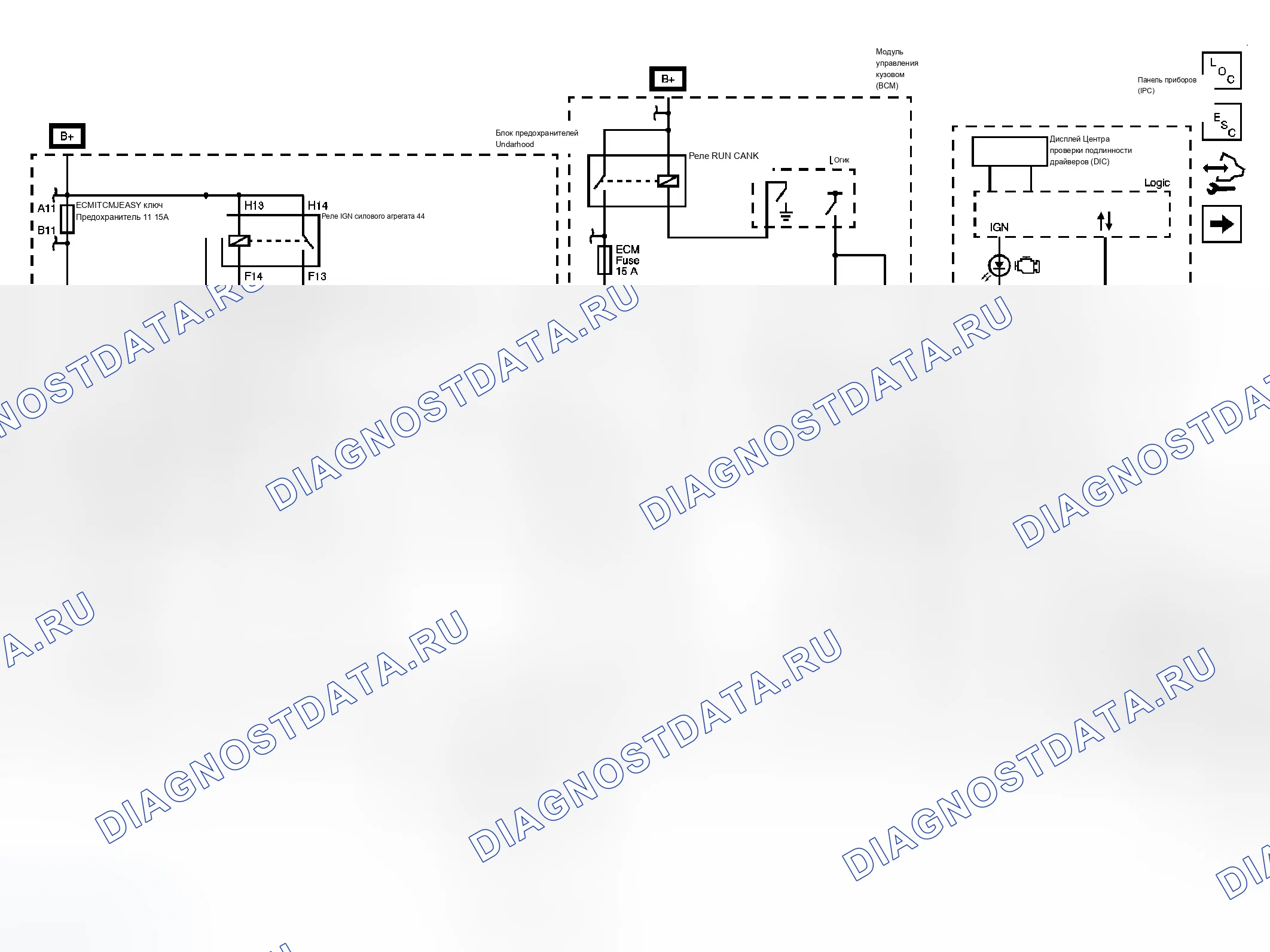 Рис. 28: Схема управления двигателем (LS9). Chevrolet Corvette C6