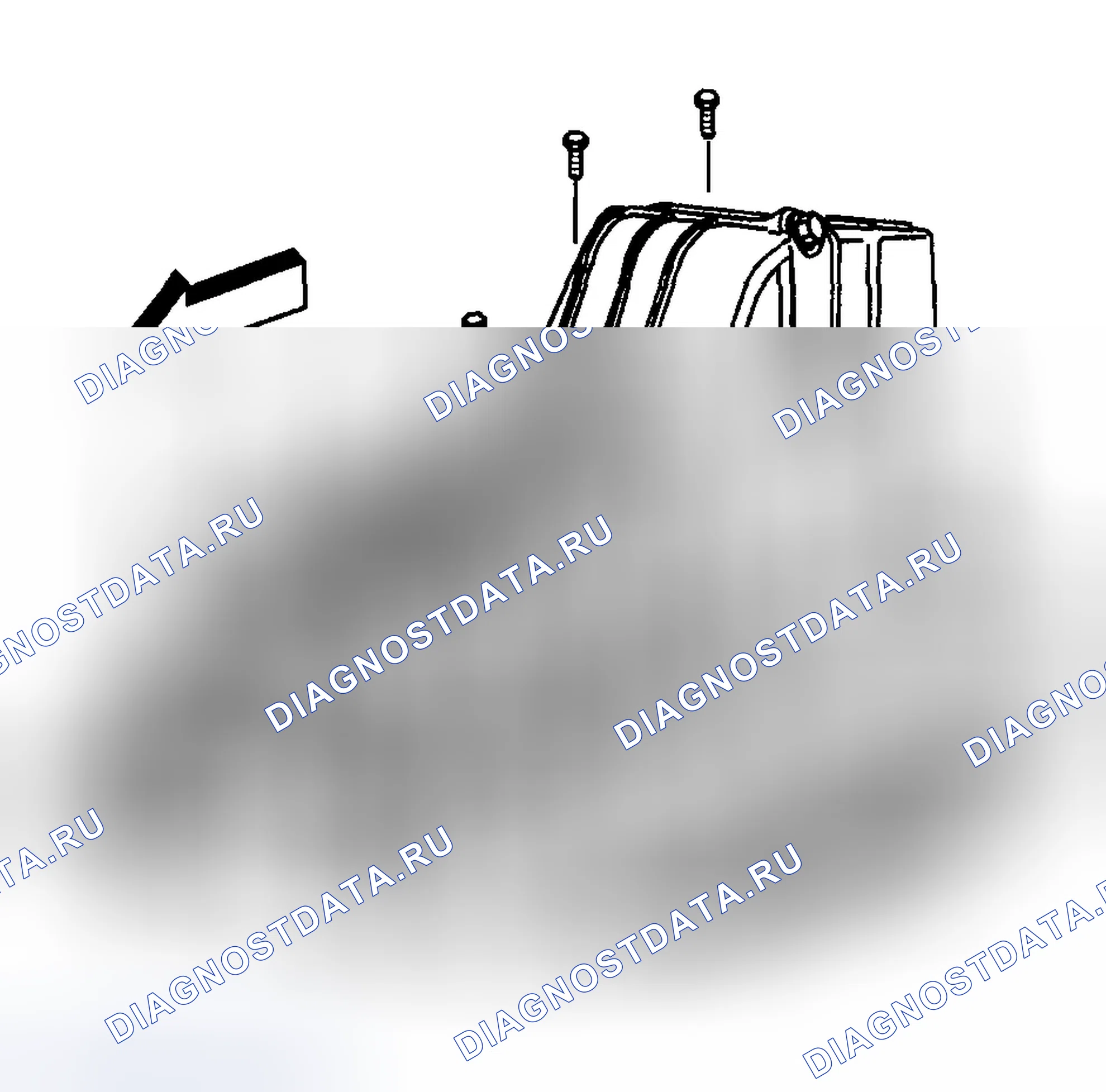 Рис. 1260: Удаление масляного поддона (средний режим работы). Chevrolet Silverado 2500 