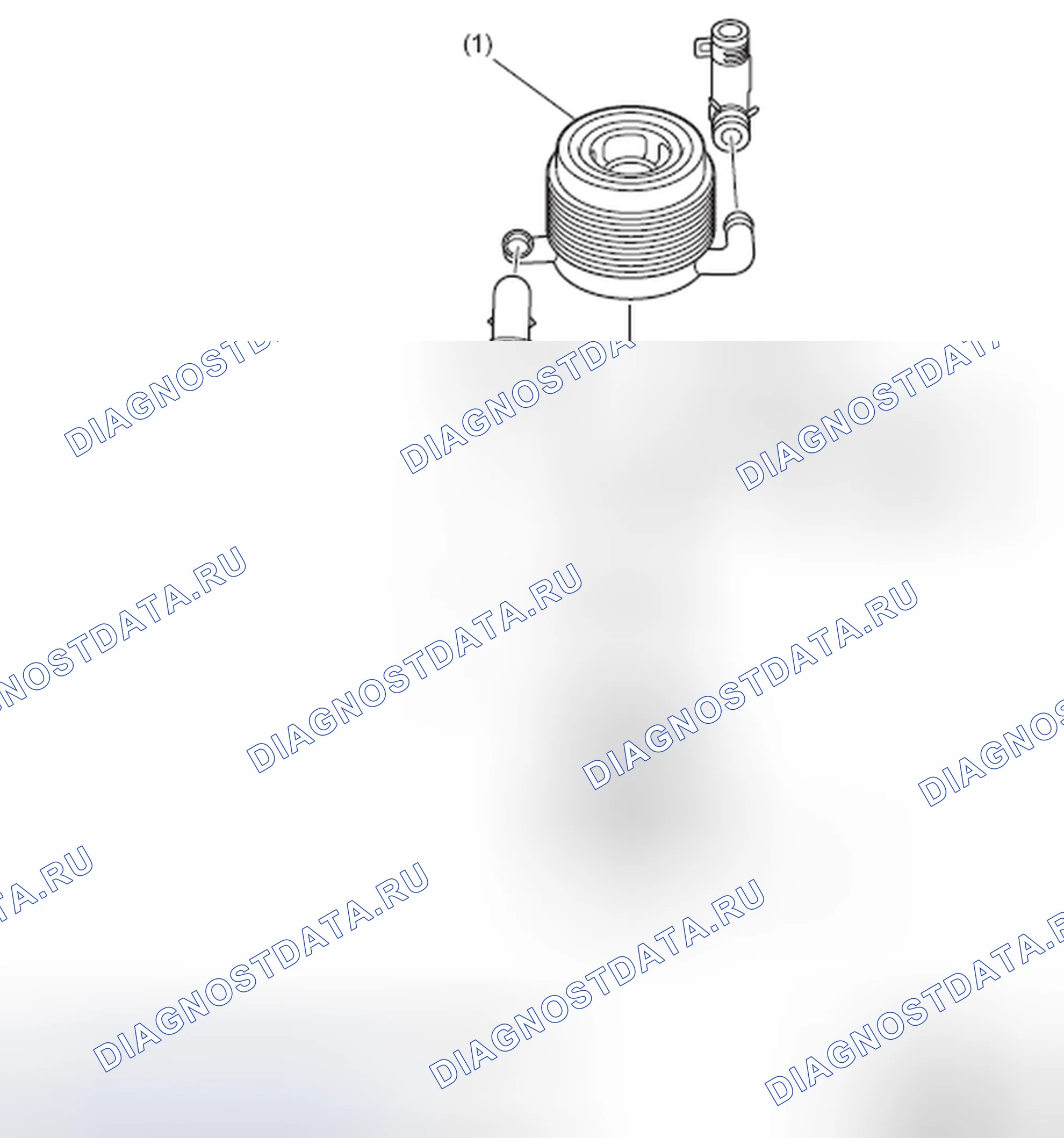 Рис. 13: Маслоохладитель. Subaru Impreza GK