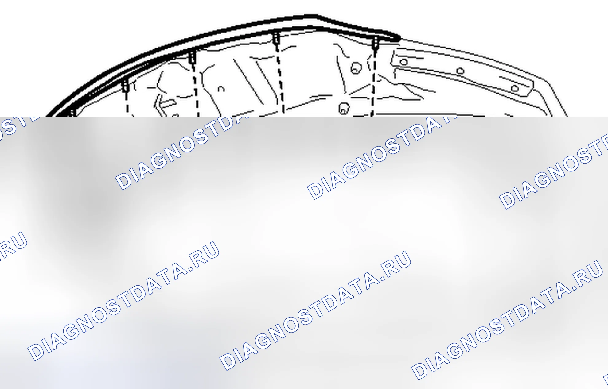 Рис. 60: ДЕМОНТАЖ. Toyota Avalon XX30 рестайлинг 2