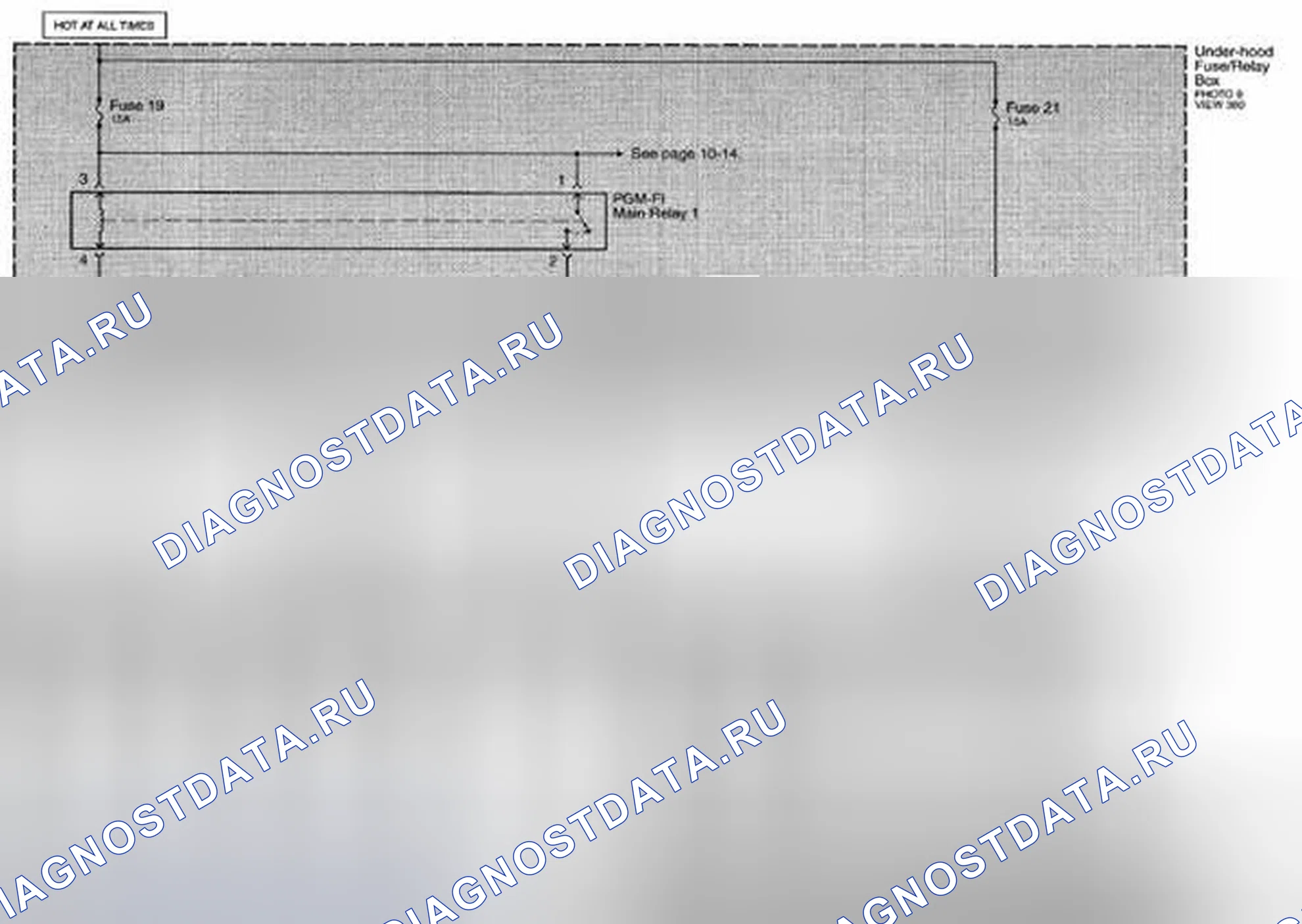 Рис. 240: Принципиальная схема круиз-контроля (стр. 34-3). Honda Pilot II