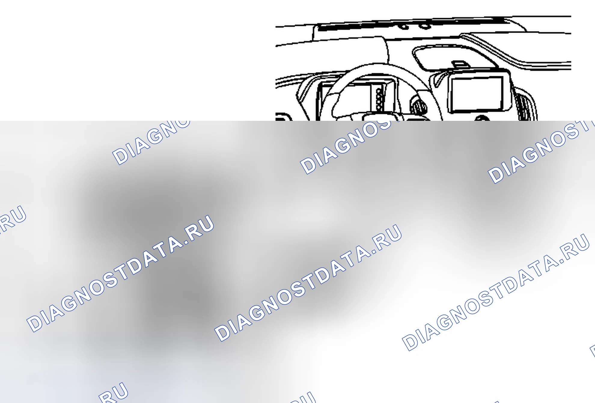 Рис. 12: Замена датчика температуры воздуха в воздуховоде - нижний. Chevrolet Volt I