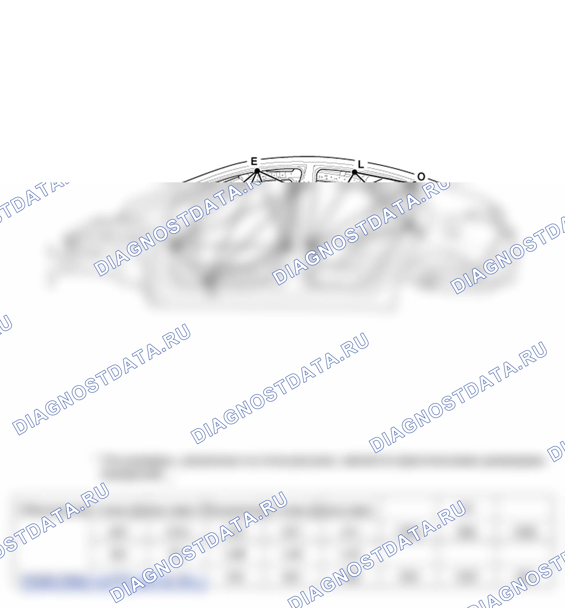 Размерная диаграмма — 4дор. Hyundai Elantra V рестайлинг