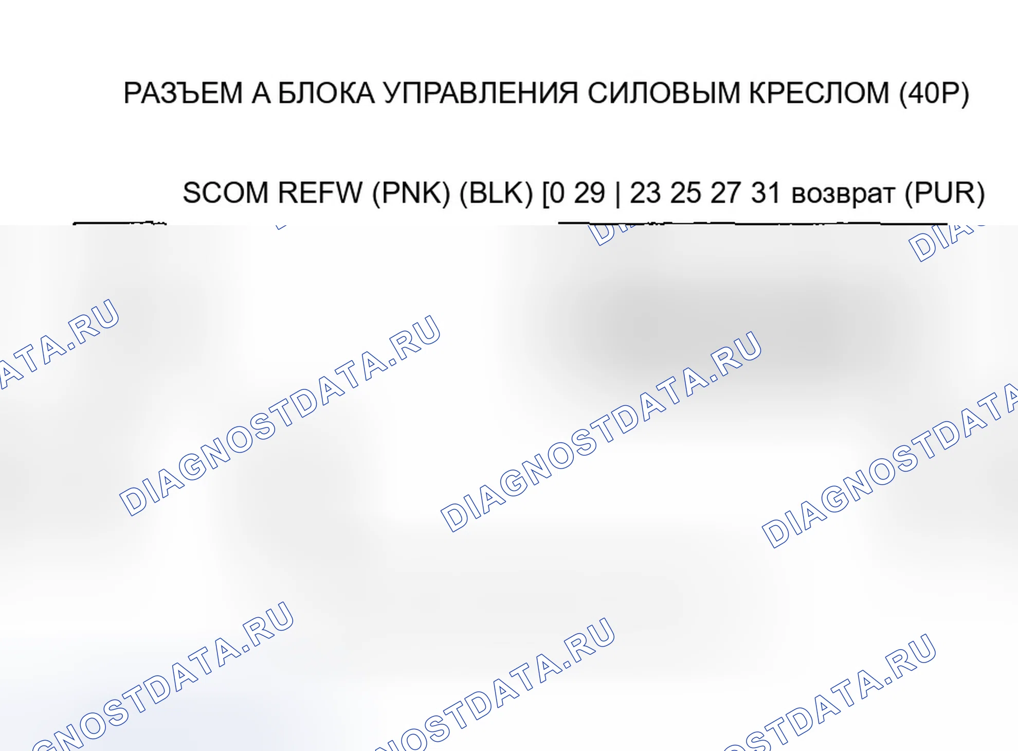 Рис. 45: расшифровка кода ошибки B1845: Неисправность цепи переключателя отката сиденья с электроприводом. Honda Odyssey I