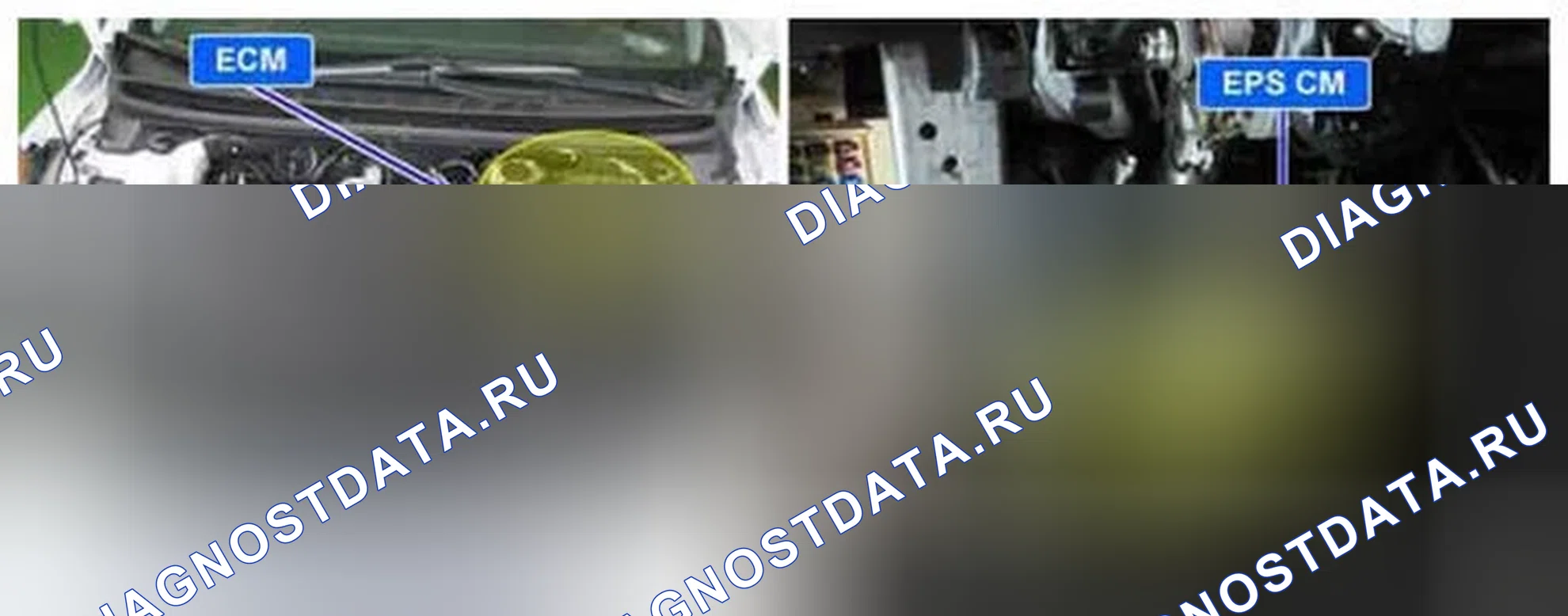 Рис. 84: Расположение компонентов. Hyundai Elantra V