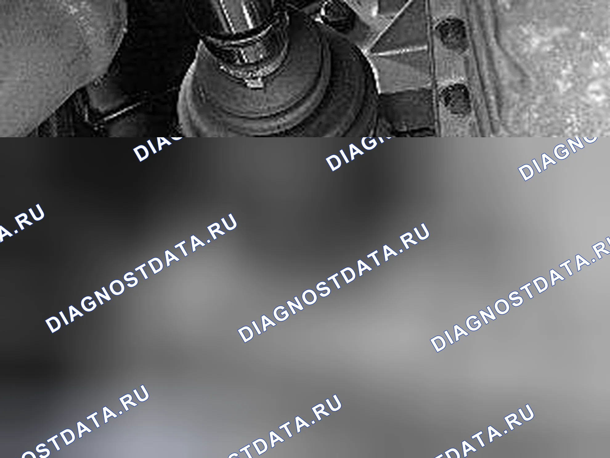 Рис. 49: Отсоединение приводного вала от трансмиссии. Volvo V40 I рестайлинг