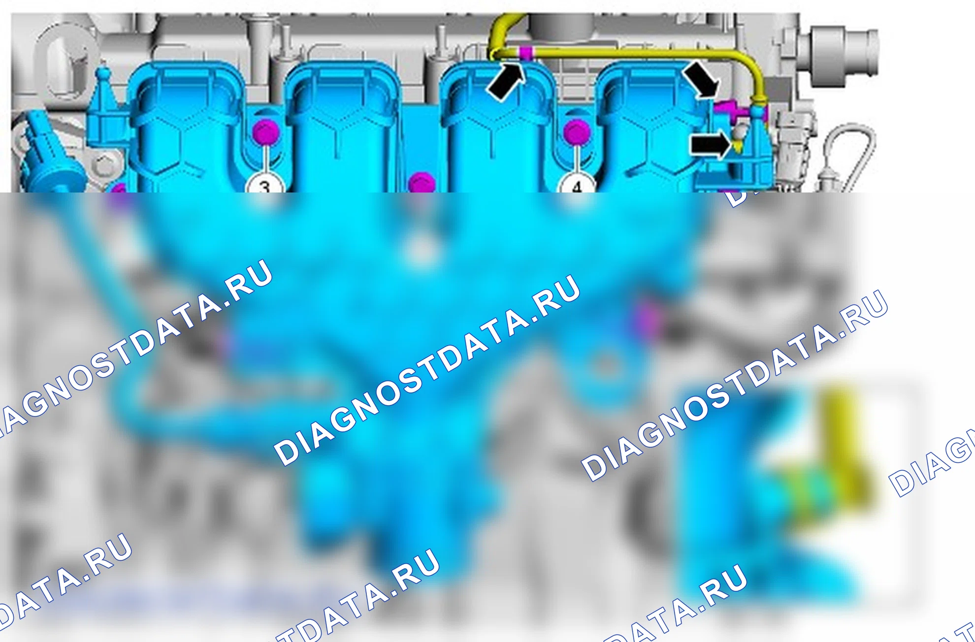 Как снять присоединяемые детали двигателя. Ford Mondeo IV рестайлинг