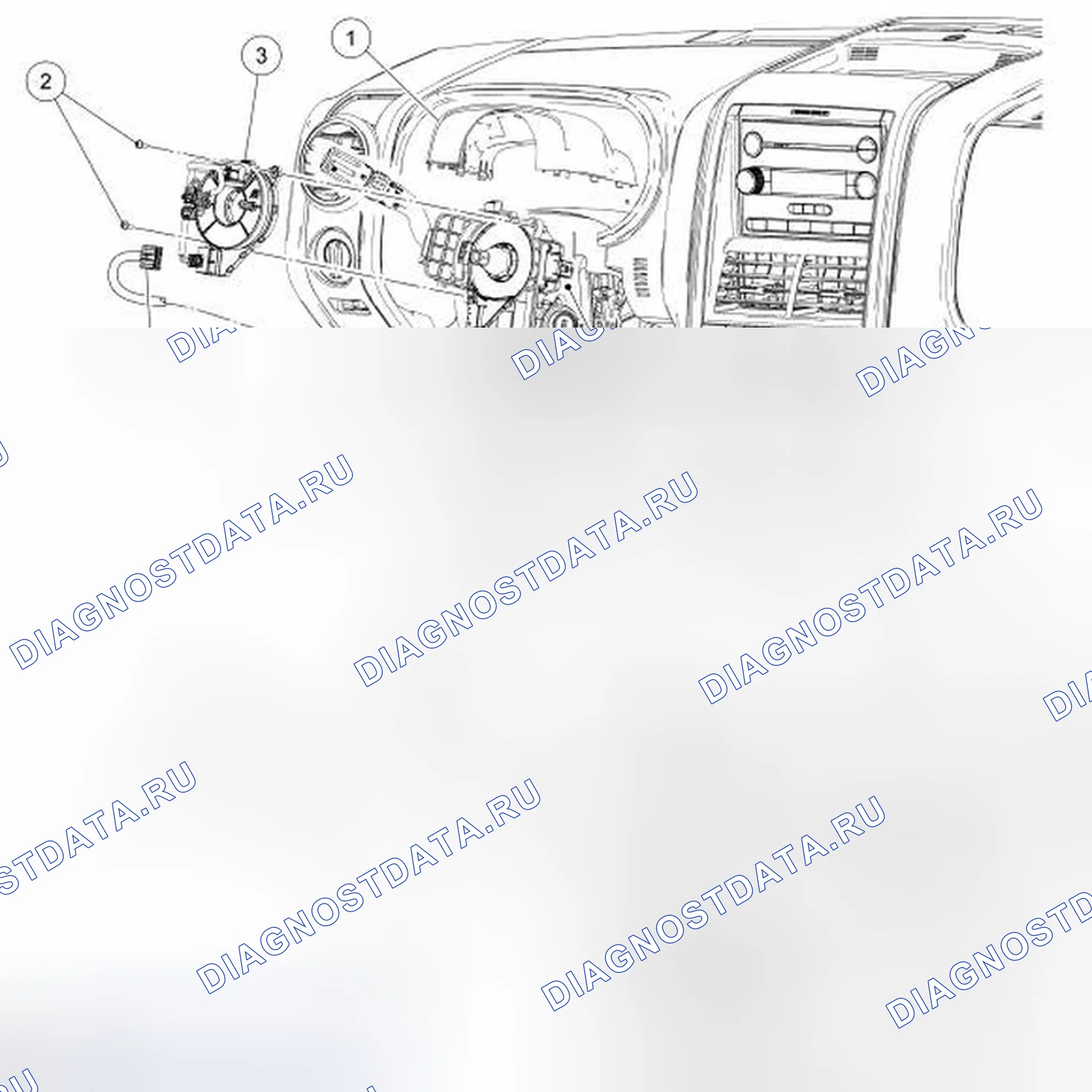Рис. 148: Часовая пружина. Ford Explorer IV