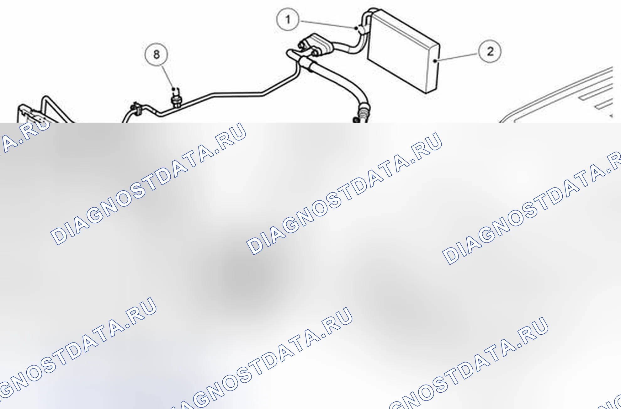 Рис. 17: РАСПОЛОЖЕНИЕ КОМПОНЕНТОВ - 4.2L / 4.4L. Land Rover Range Rover L322