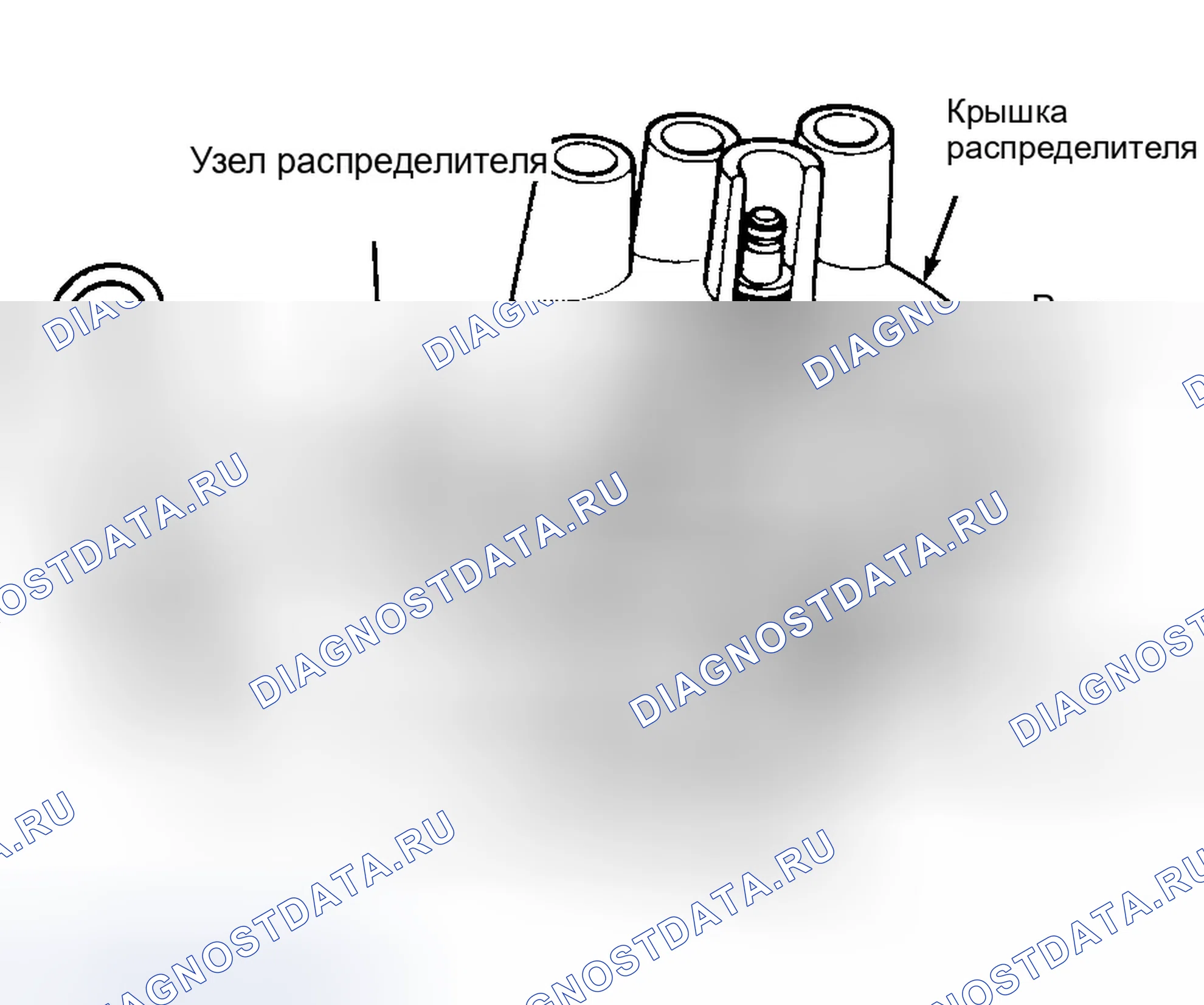 Рис. 1: Датчик положения распределительного вала (положение распредвала) (все модели). Dodge Dakota II