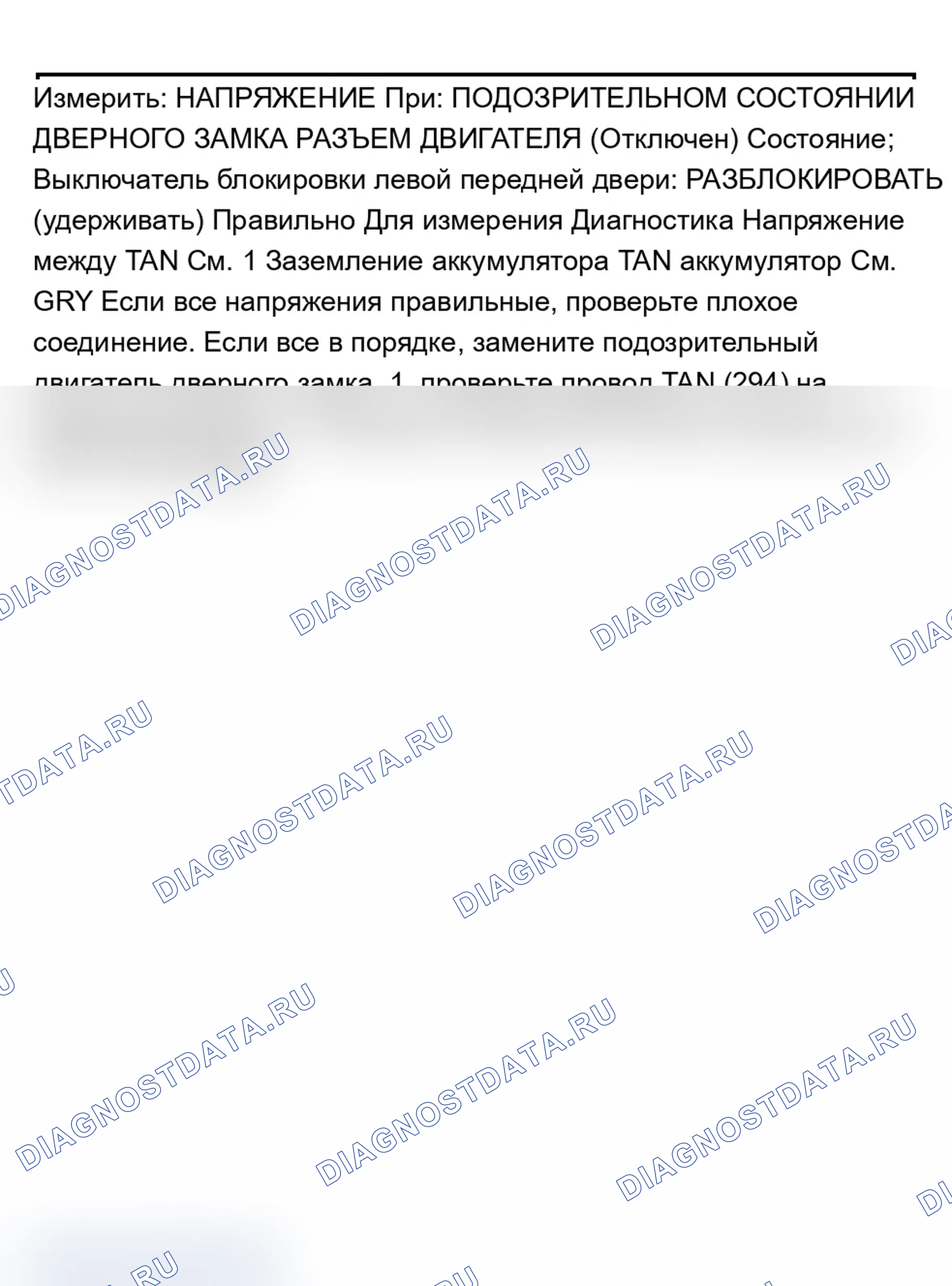 Рис. 14: ИСПЫТАНИЕ А: ТОЛЬКО ОДНА ИЗ ДВЕРЕЙ ОТПИРАЕТ И ЗАПИРАЕТ. Oldsmobile Cutlass Supreme I