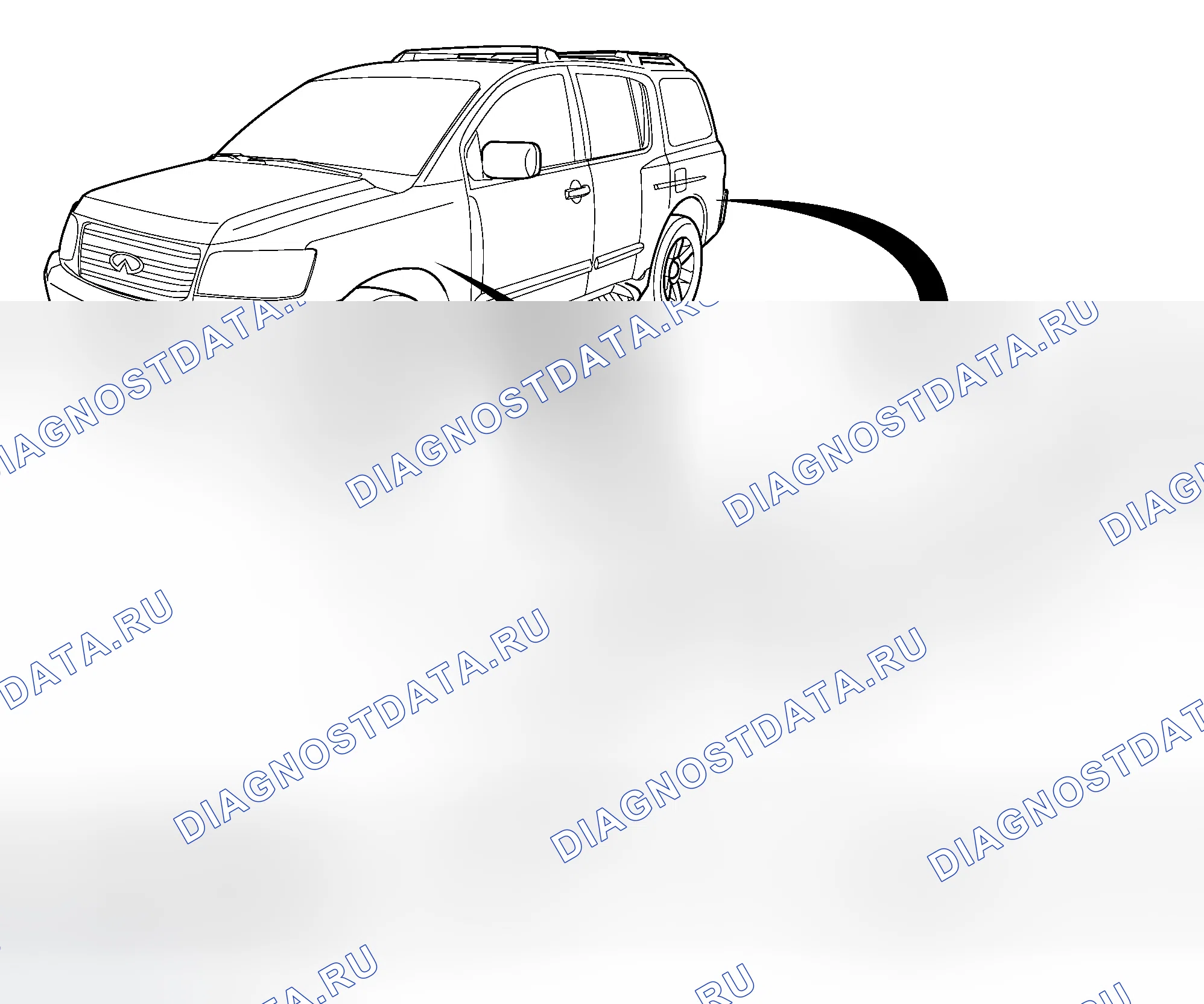 Рис. 8: Демонтаж и монтаж. Infiniti QX56 I