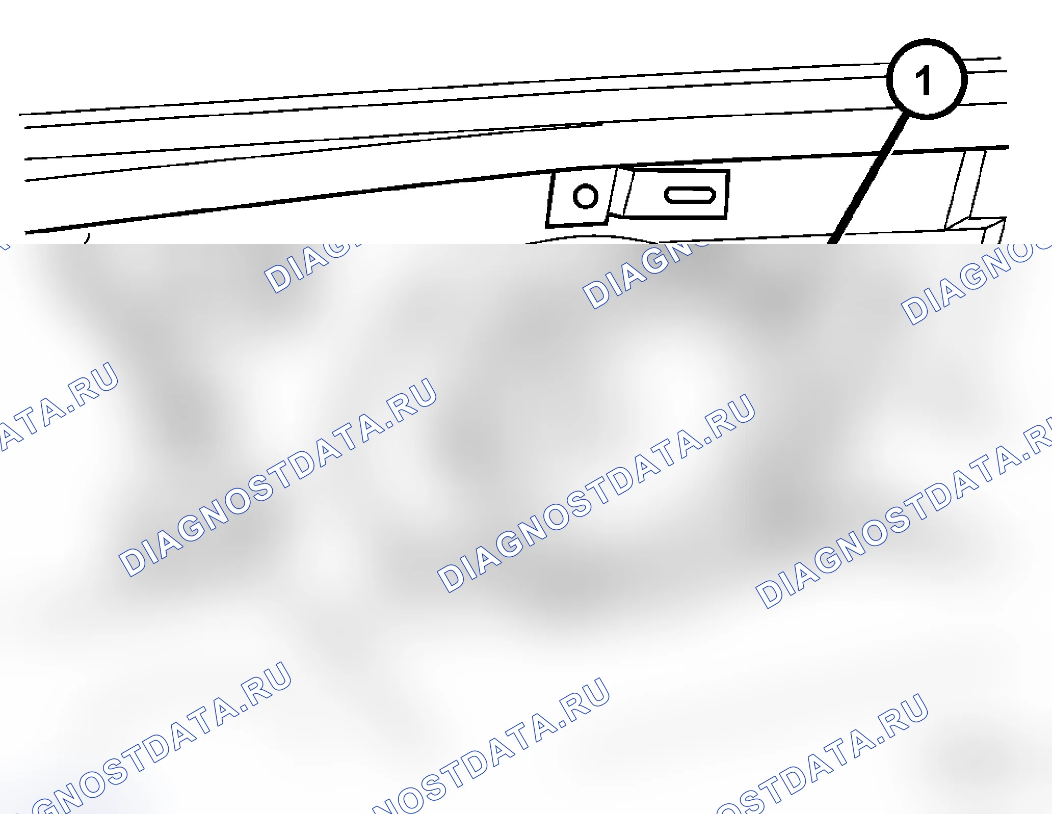 Рис. 21: ГРОМКОГОВОРИТЕЛЬ НА ЧЕТВЕРТЬ ПАНЕЛИ. Dodge Caravan IV