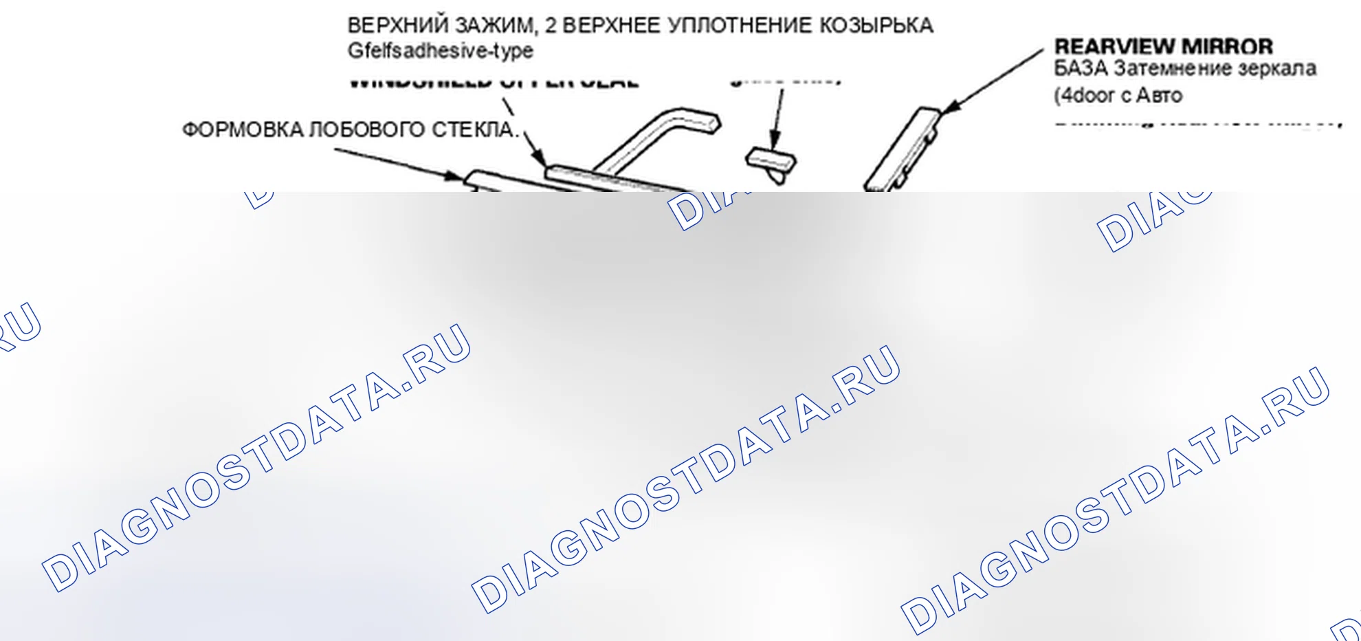 Рис. 100: Указатель расположения компонентов. Honda Accord VIII