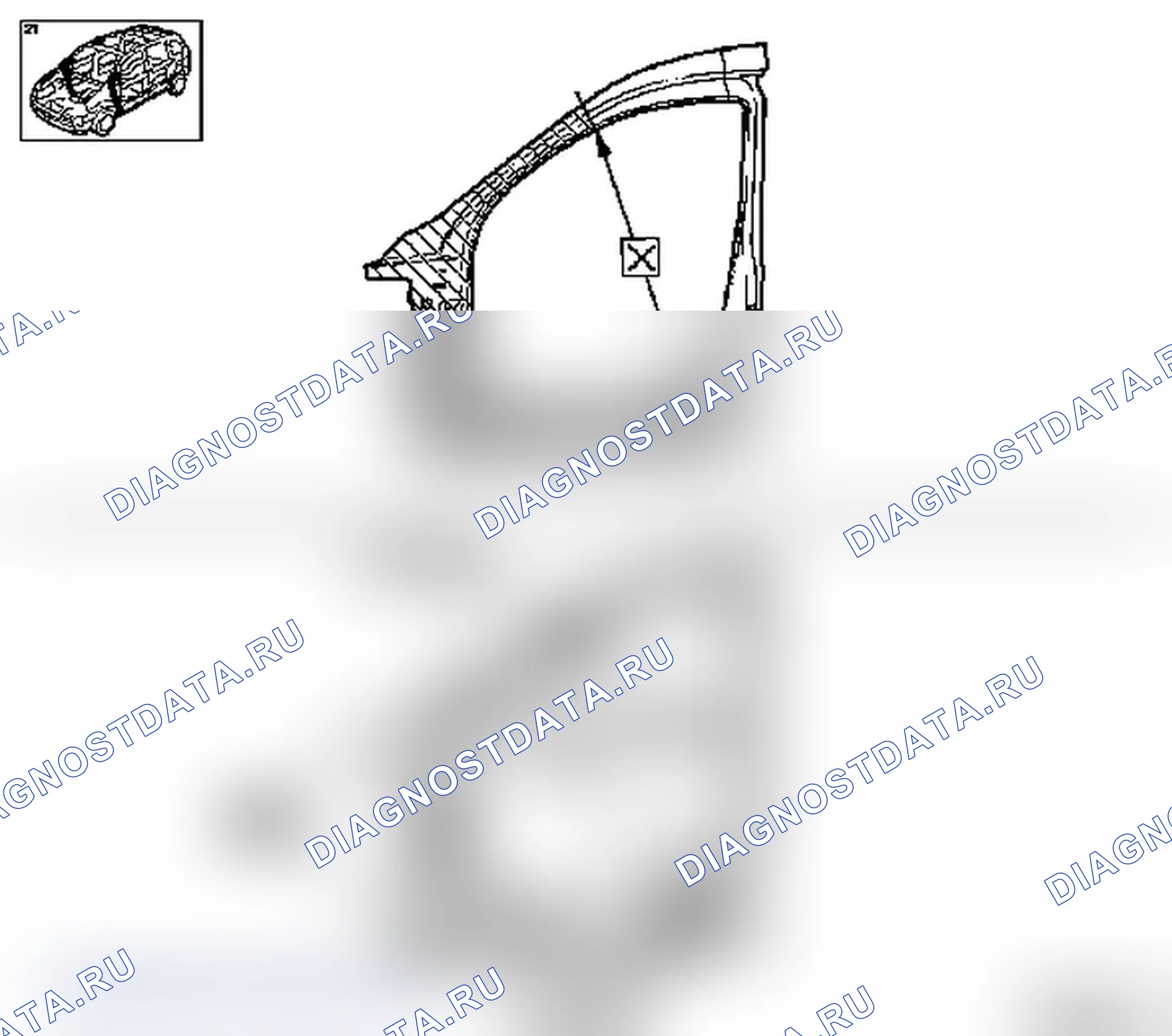 Замена передней стойки - модели F 06, F 25. Opel Combo C