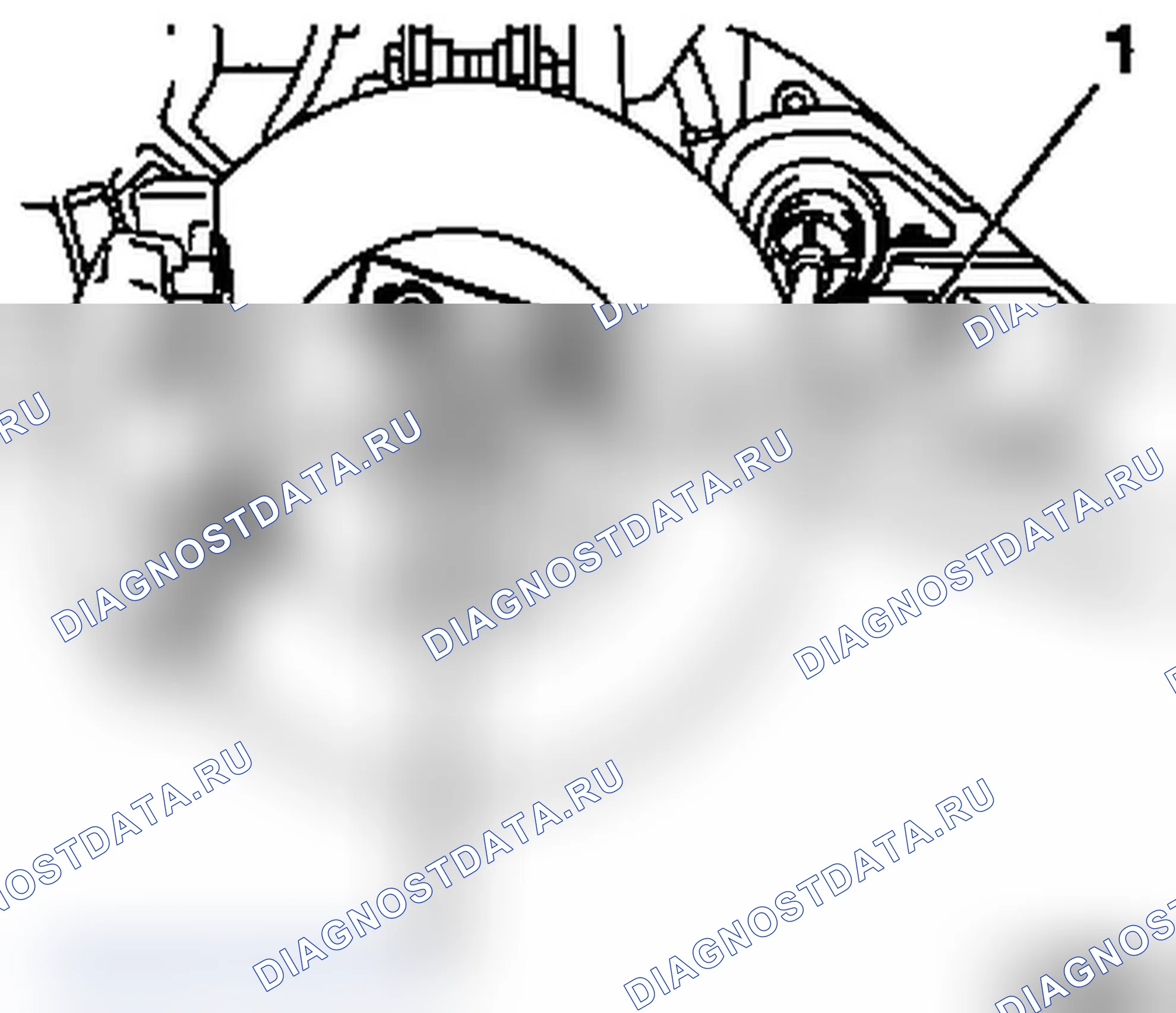 Снять и установить двигатель (правостороннее управление, AT). Opel Zafira B