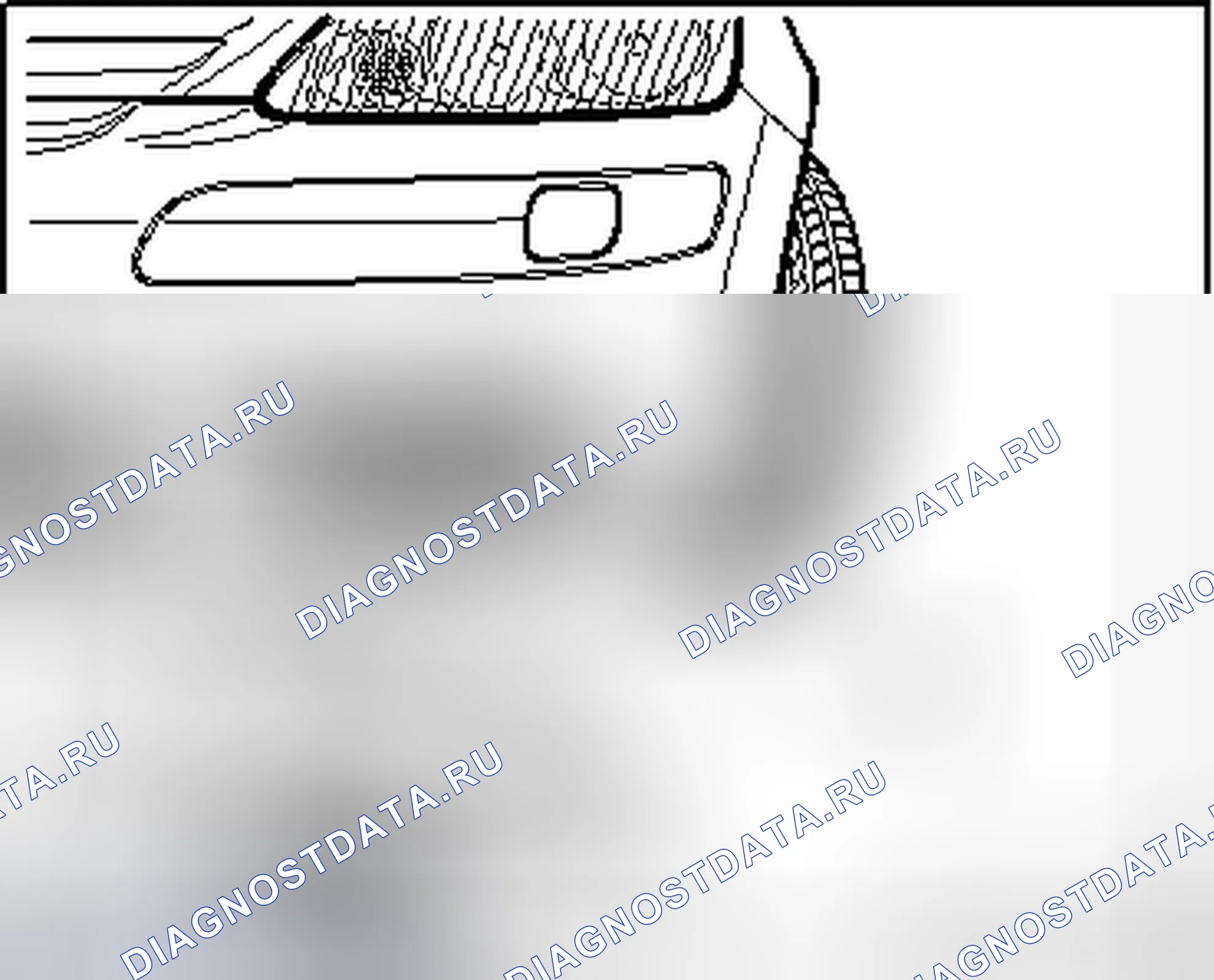 Рис. 141: Левая противотуманная фара в бампере. Volkswagen Jetta V